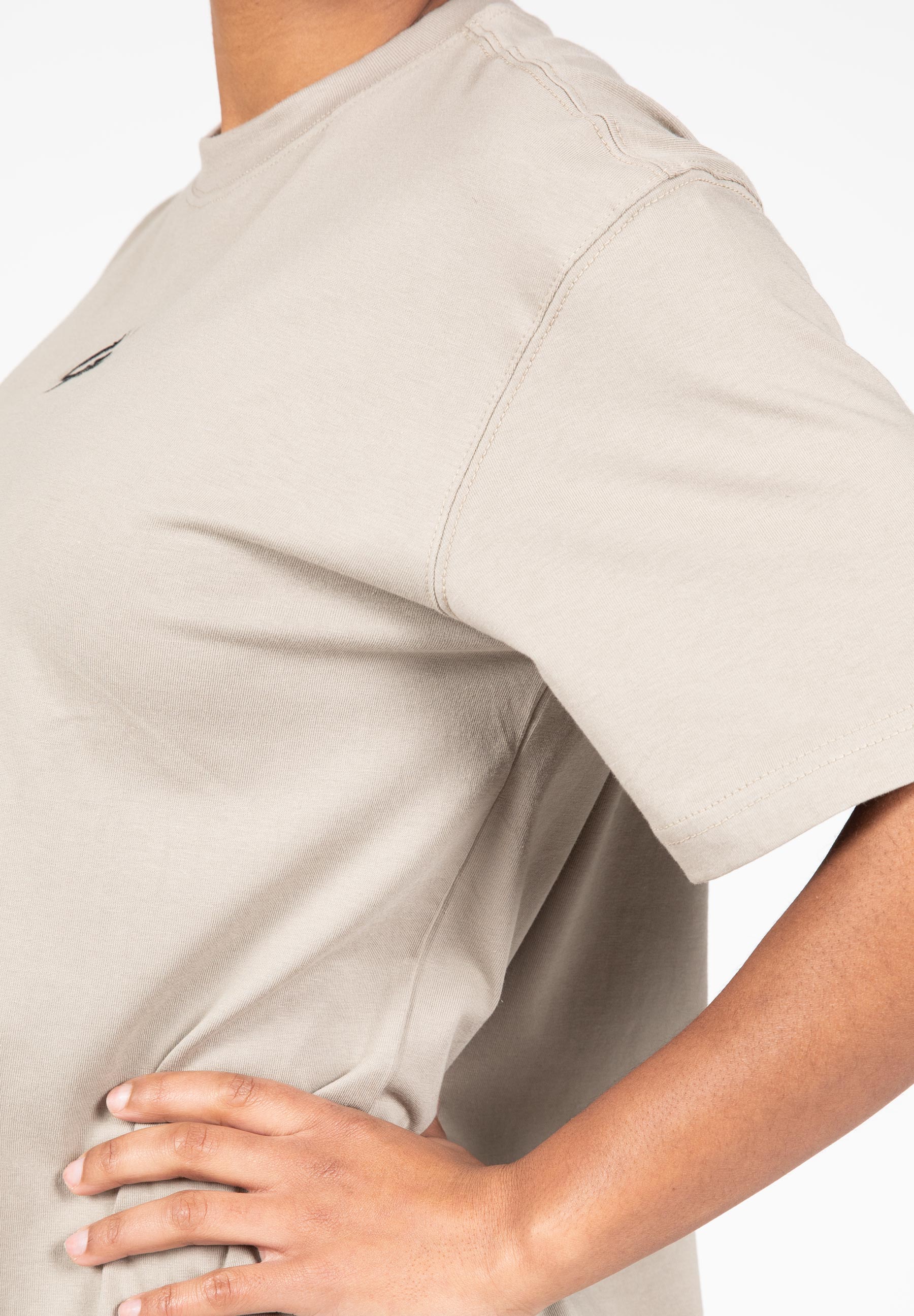 Gorilla Wear - Bixby Oversized T-shirt - Beige - Image 5