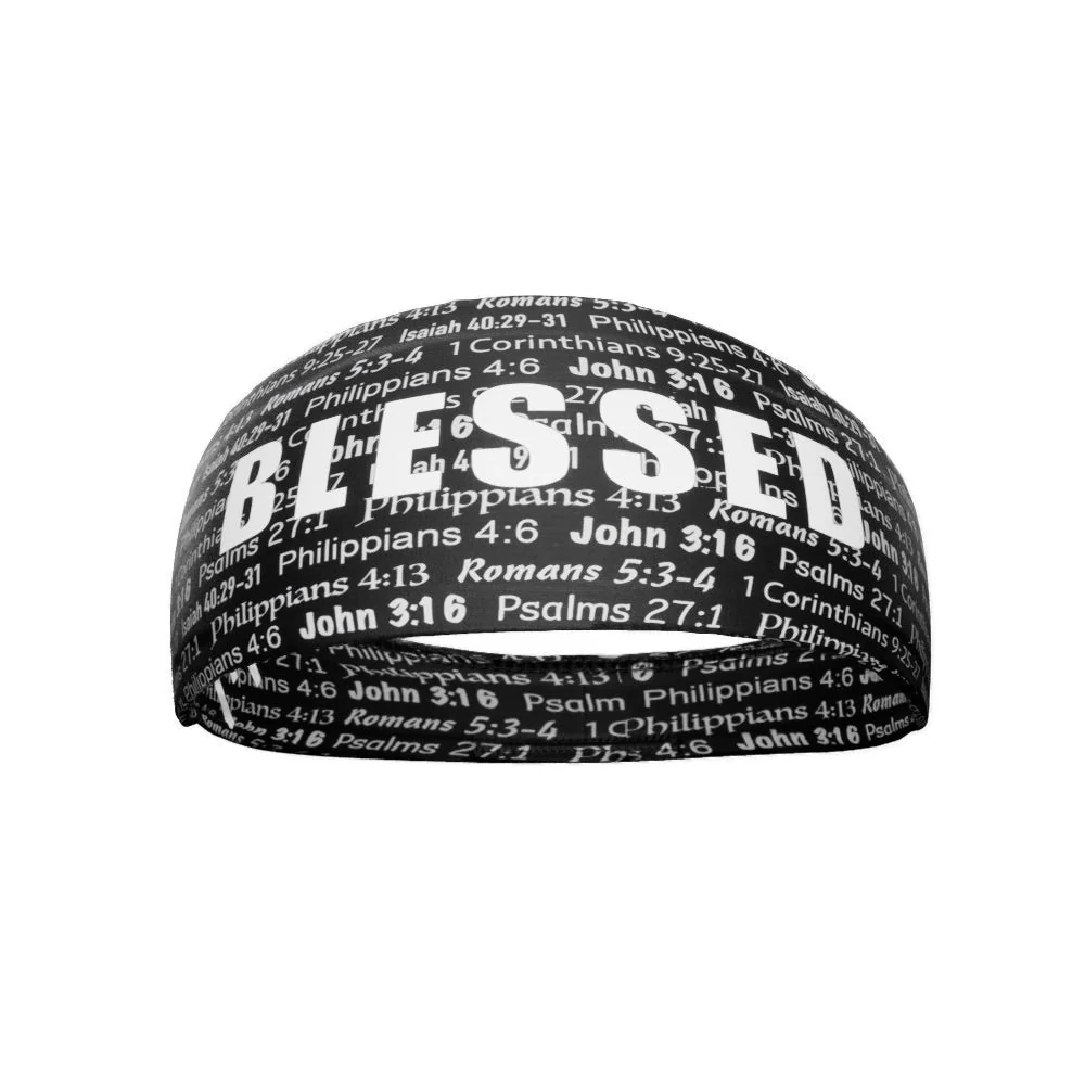 Elite Athletic Gear - Black Blessed Headband