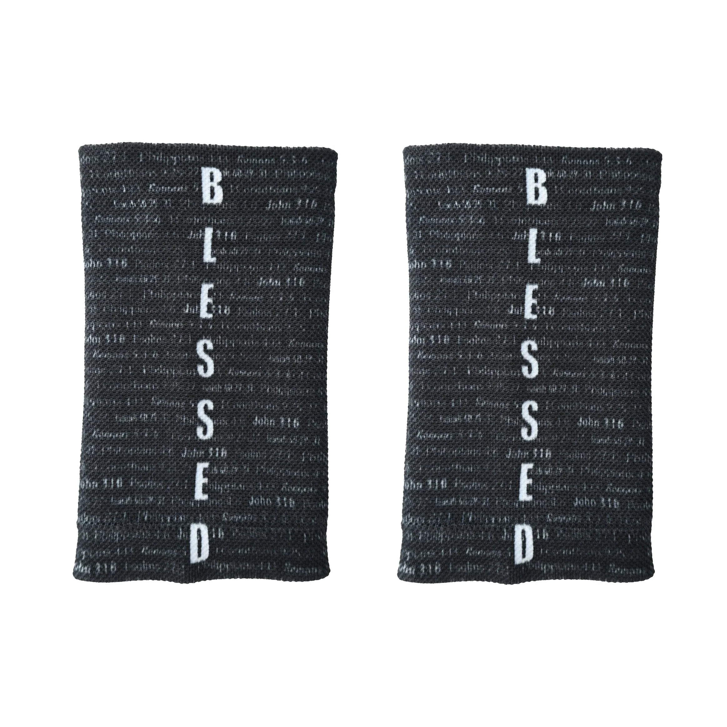 Elite Athletic Gear - Black Blessed Wrist Support Sleeves - Image 2