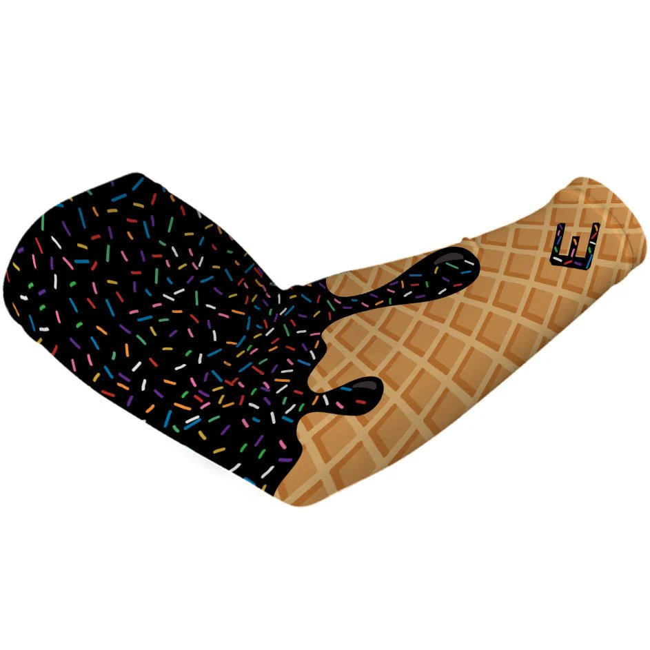 Elite Athletic Gear - Black Ice Cream Arm Sleeve