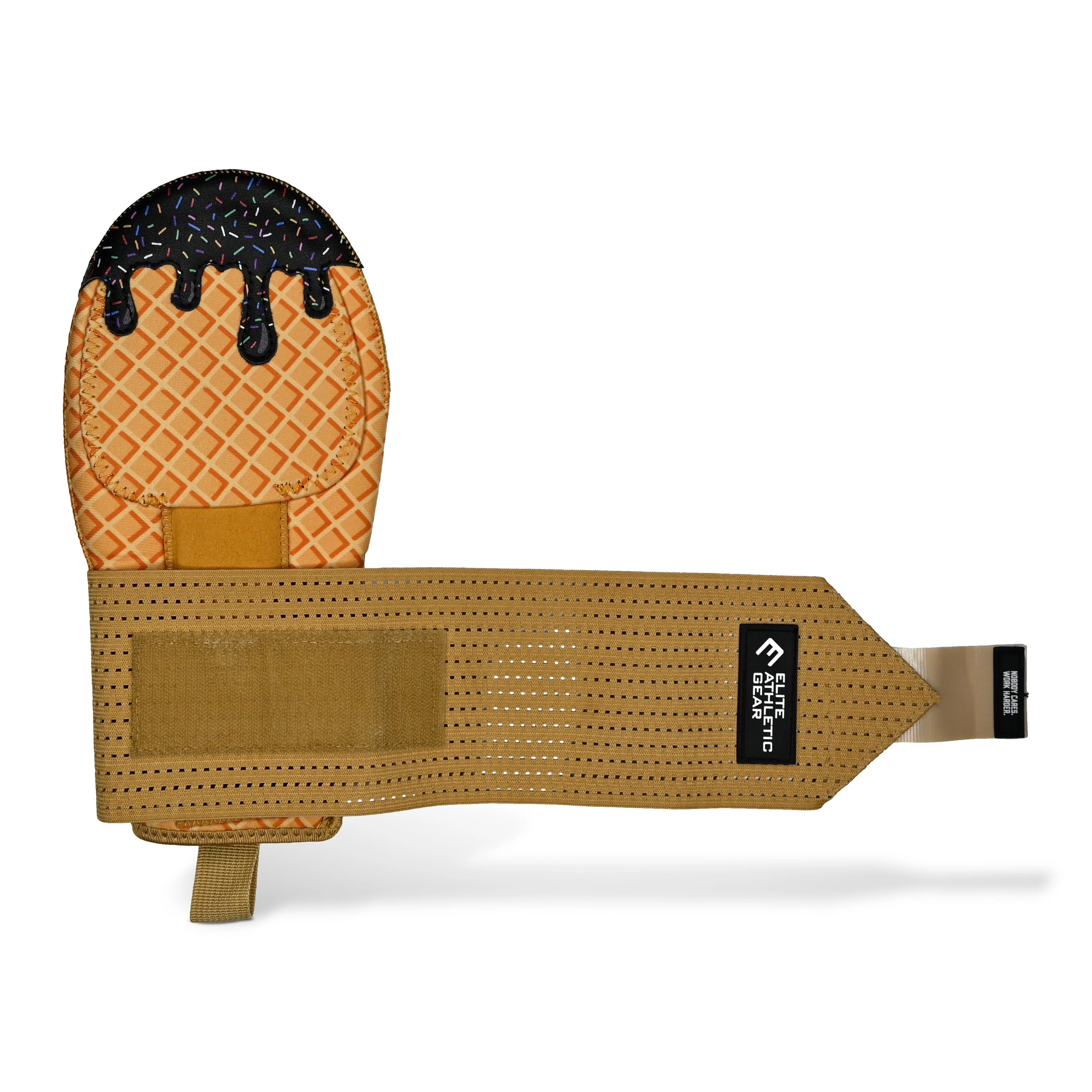 Elite Athletic Gear - Black Ice Cream Sliding Mitt - Image 2