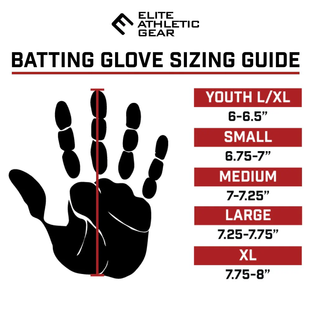 Elite Athletic Gear - Blackout camo batting gloves - Image 3