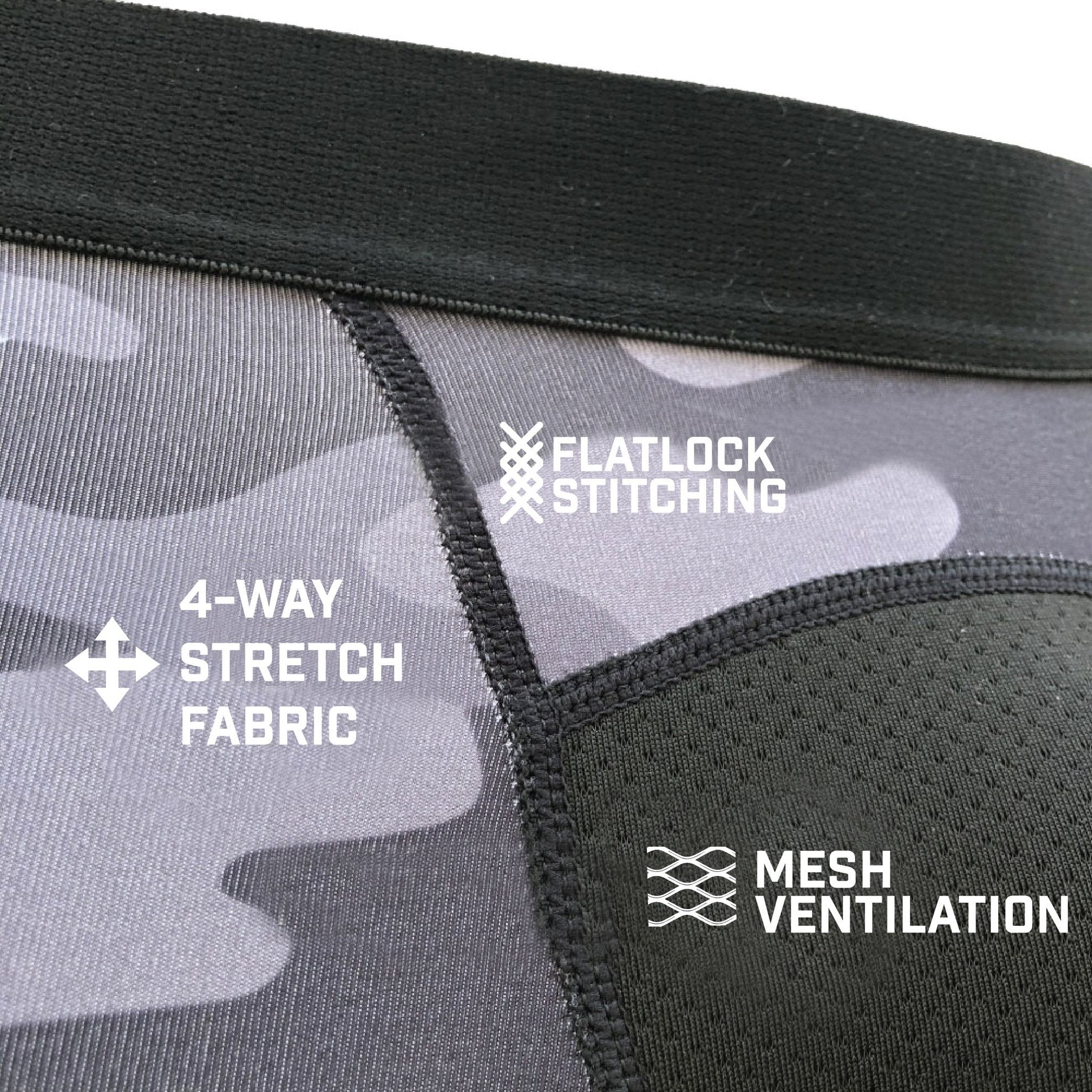 Elite Athletic Gear - Blackout Camo Compression Tights - Image 3