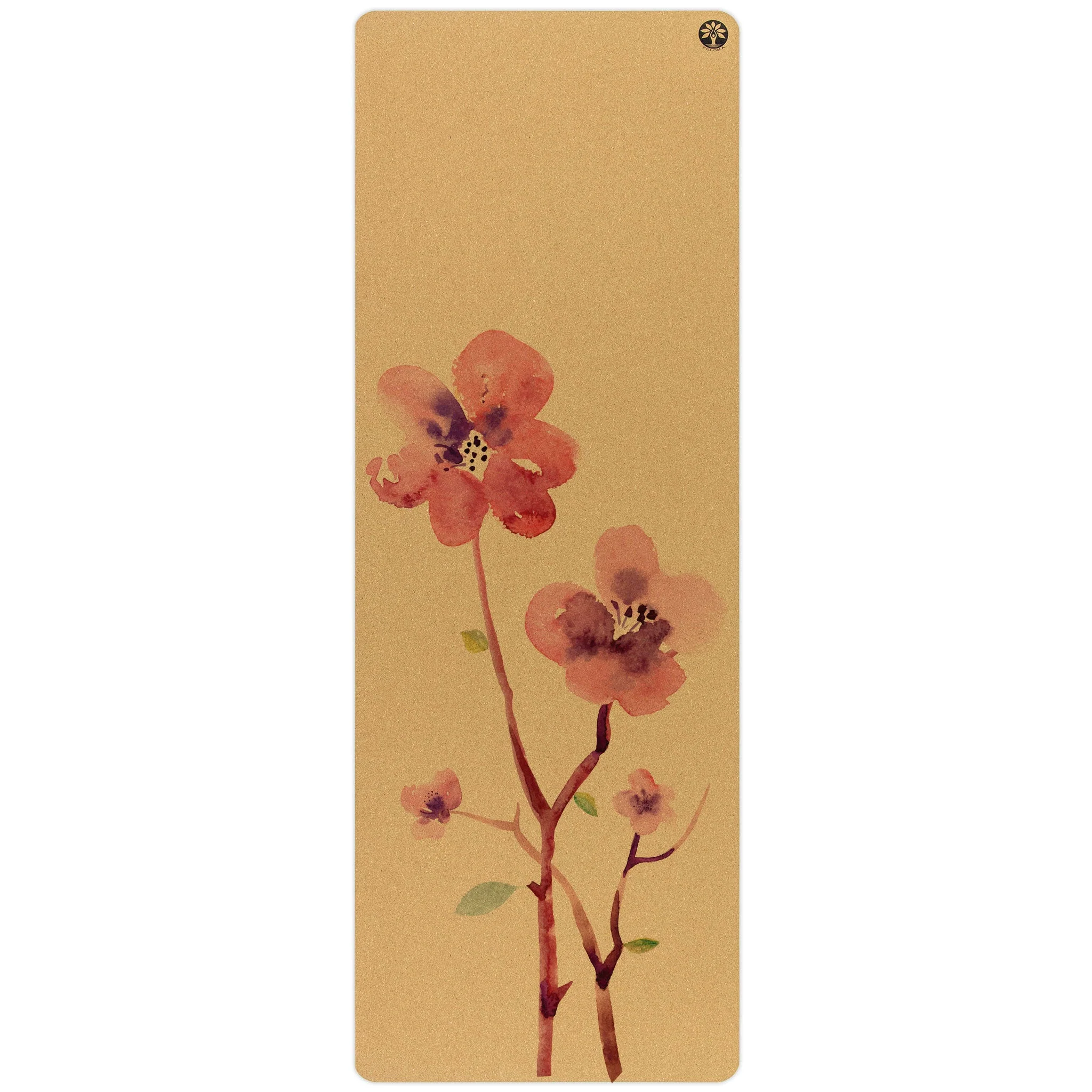 Yoloha Yoga - Blossom Aura Cork Yoga Mat - Image 2