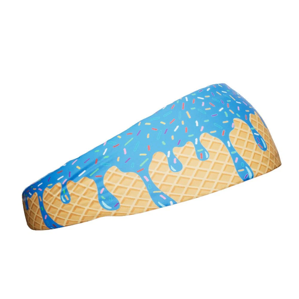 Elite Athletic Gear - Blue ice cream headband - Image 2