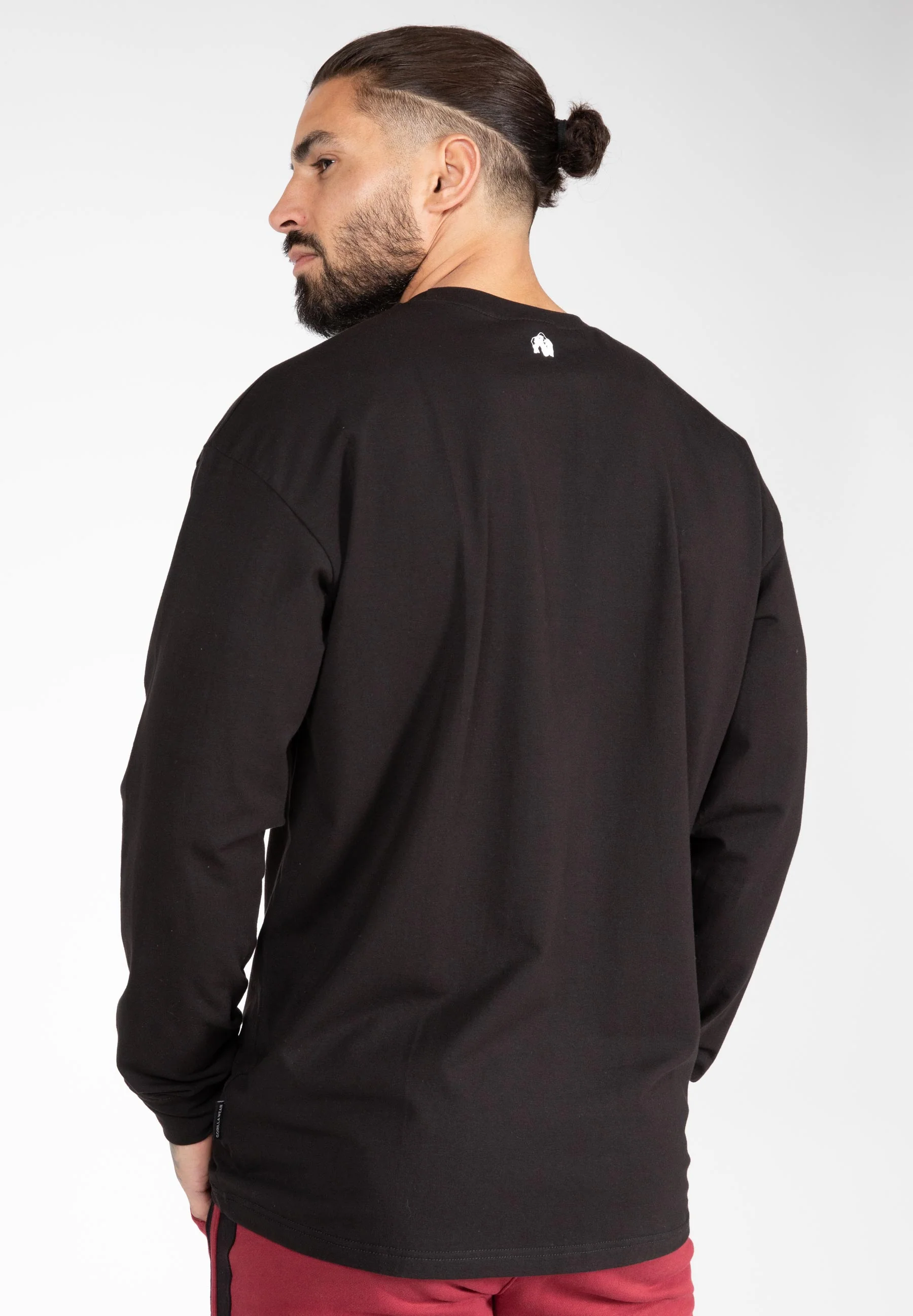 Gorilla Wear - Boise Oversized Long Sleeve - Black - Image 2