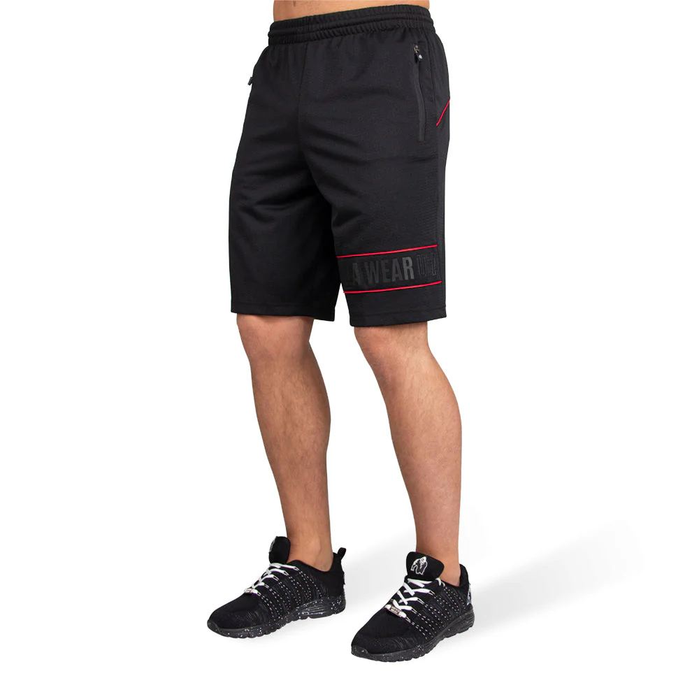 Gorilla Wear - Branson Shorts - Black/Red
