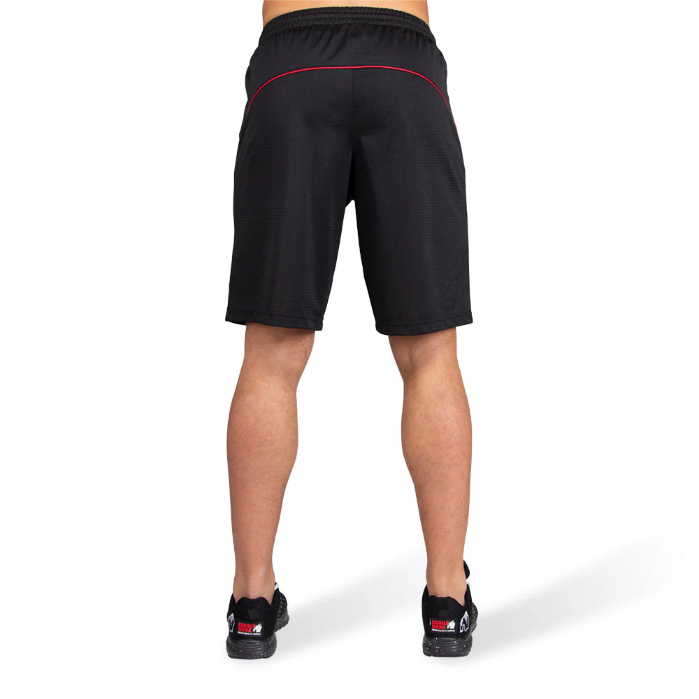 Gorilla Wear - Branson Shorts - Black/Red - Image 2