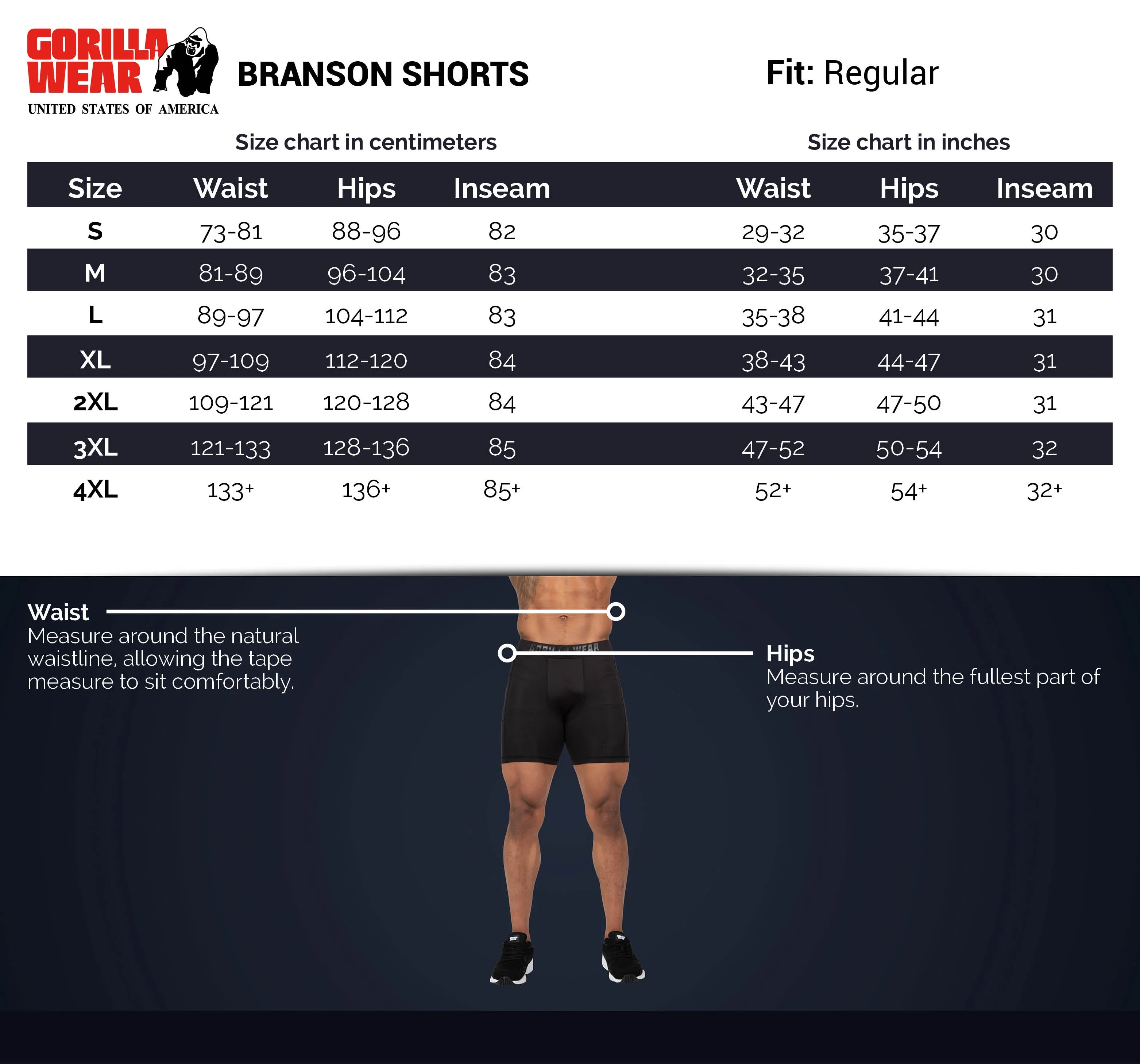 Gorilla Wear - Branson Shorts - Black/Red - Image 7