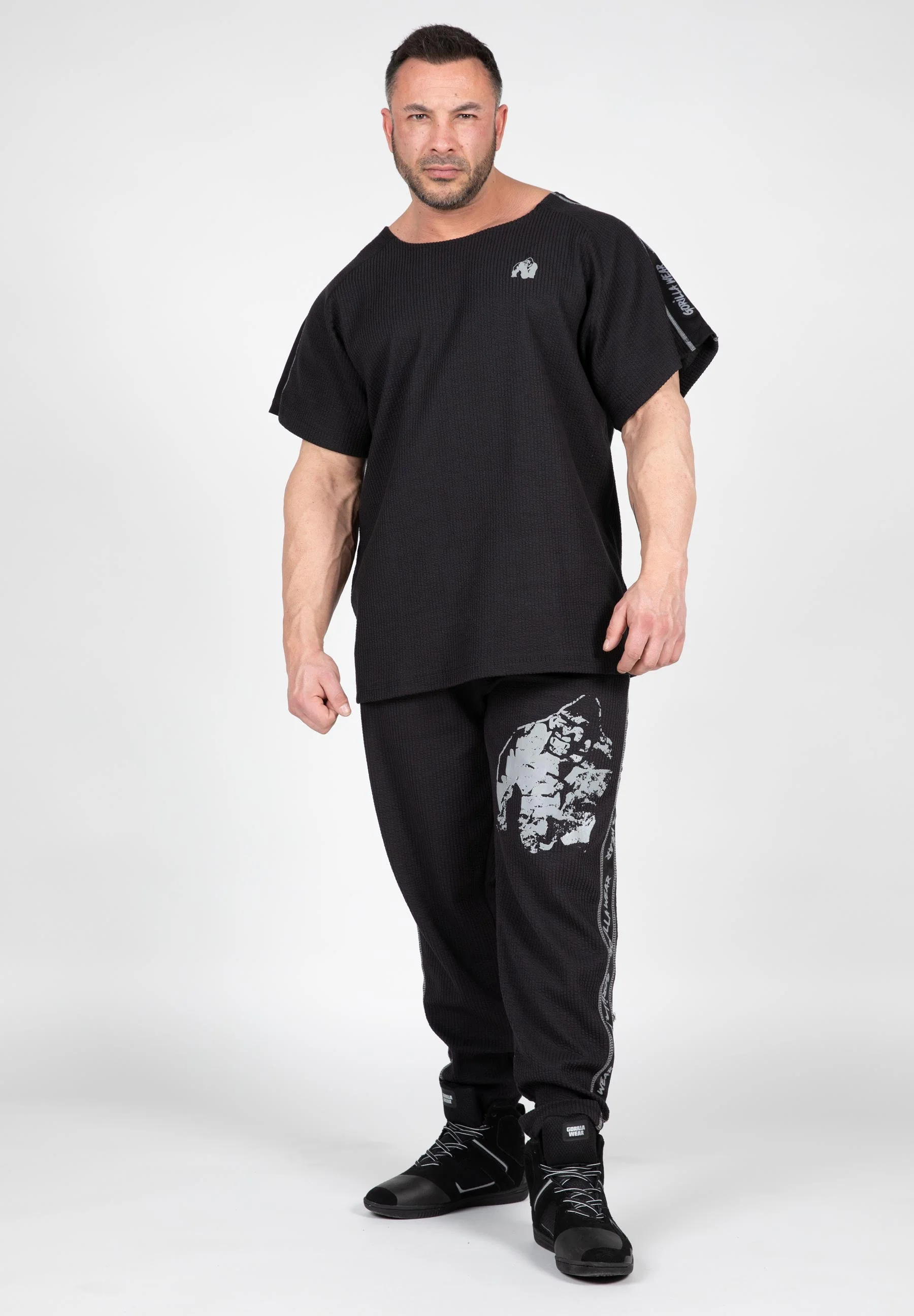 Gorilla Wear - Buffalo Old School Pants - Black/Gray - Image 4