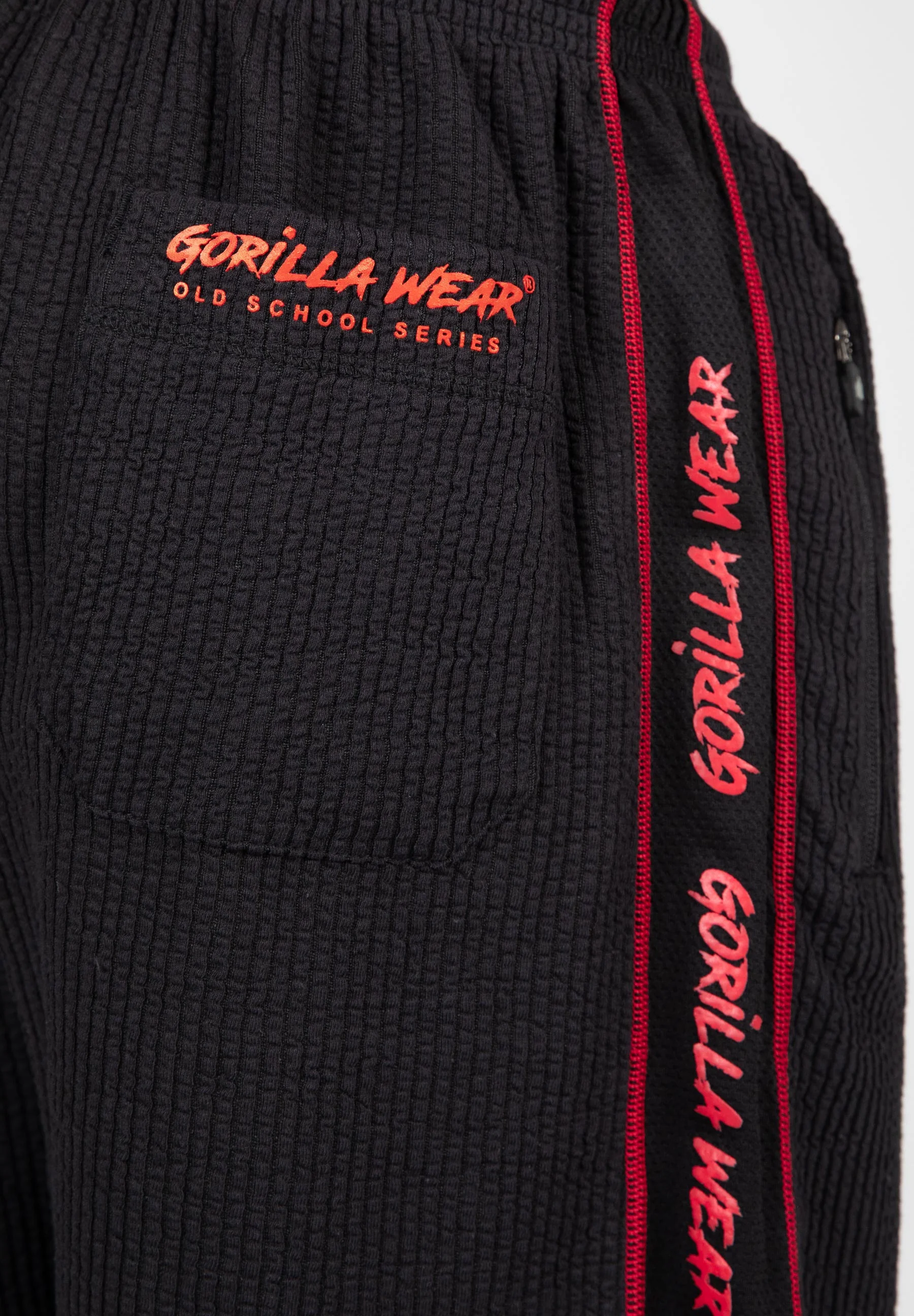 Gorilla Wear - Buffalo Old School Shorts - Black/Red - Image 6