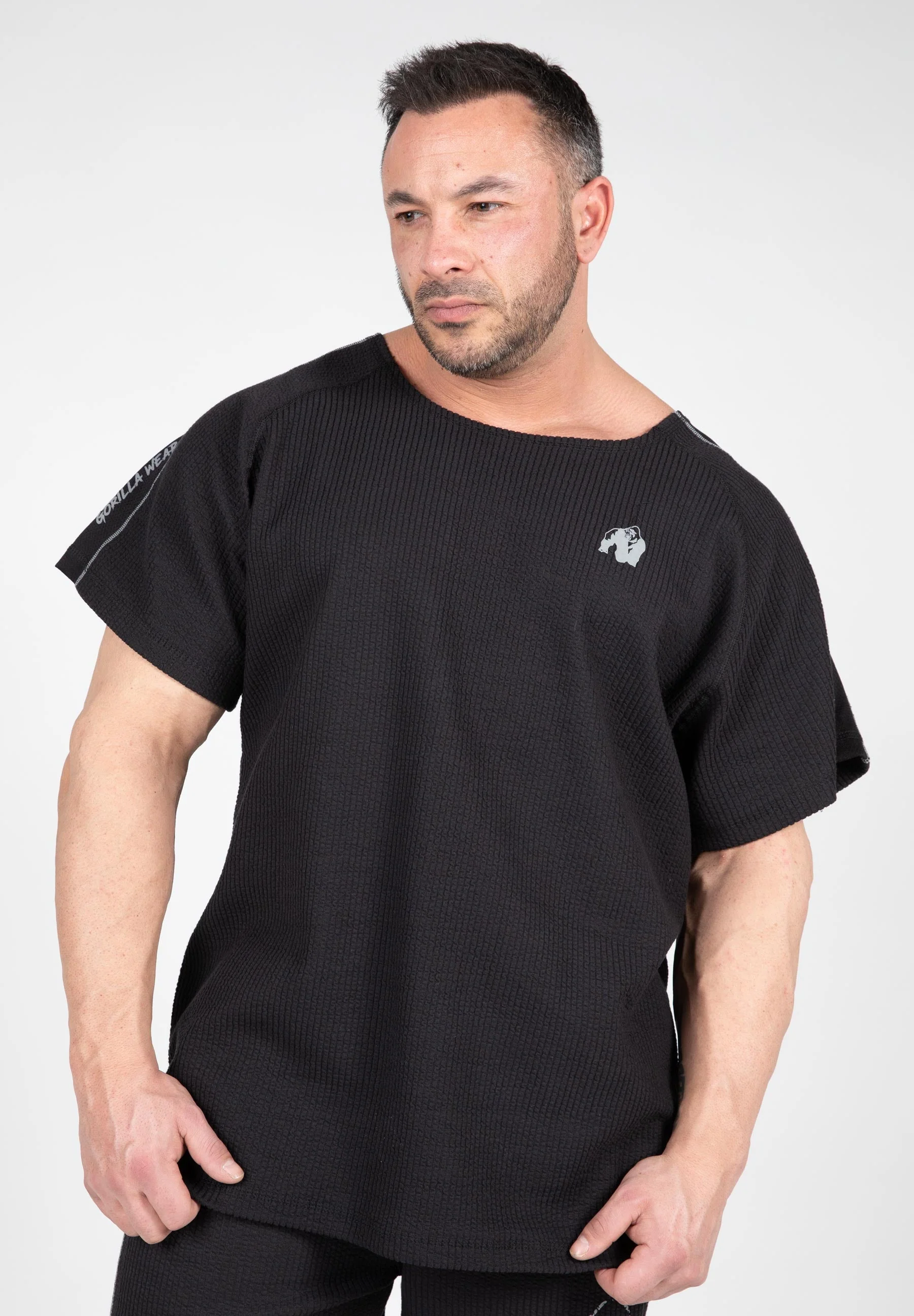 Gorilla Wear - Buffalo Old School Top -Black/Gray - Image 2