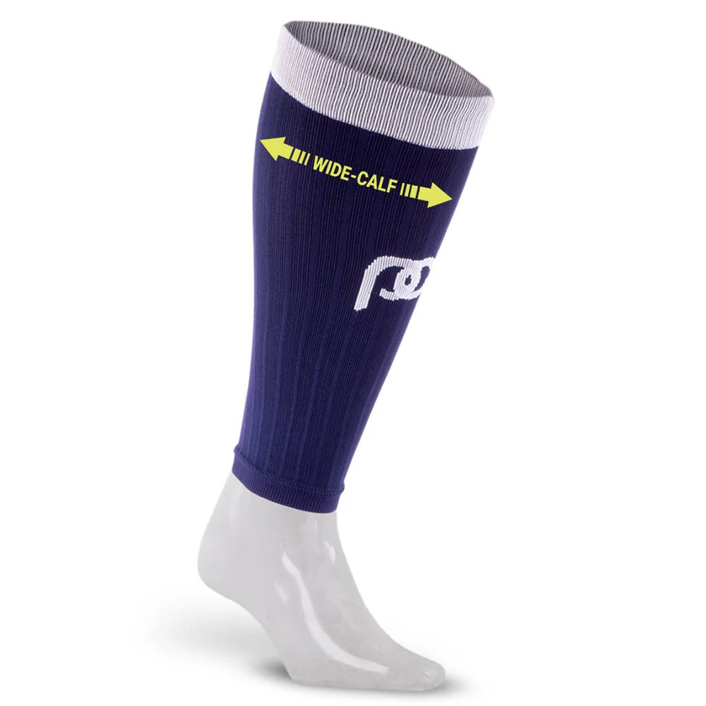 Pro Compression - Calf Sleeves, Navy Blue (Wide-Calf) - Image 2