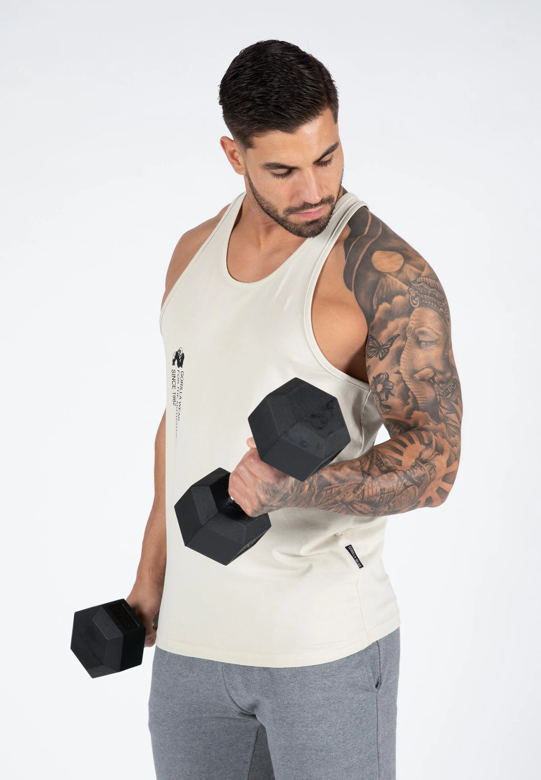 Gorilla Wear - Carrizo Tank Top - Beige - Image 4
