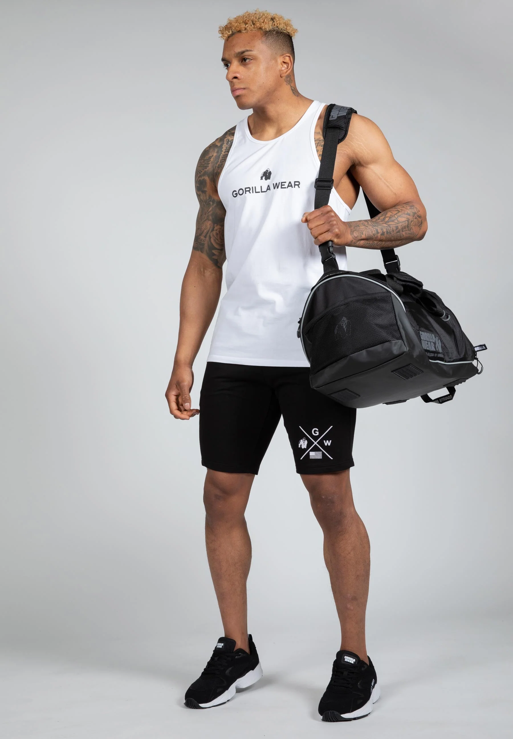 Gorilla Wear - Carter Stretch Tank Top - White - Image 6