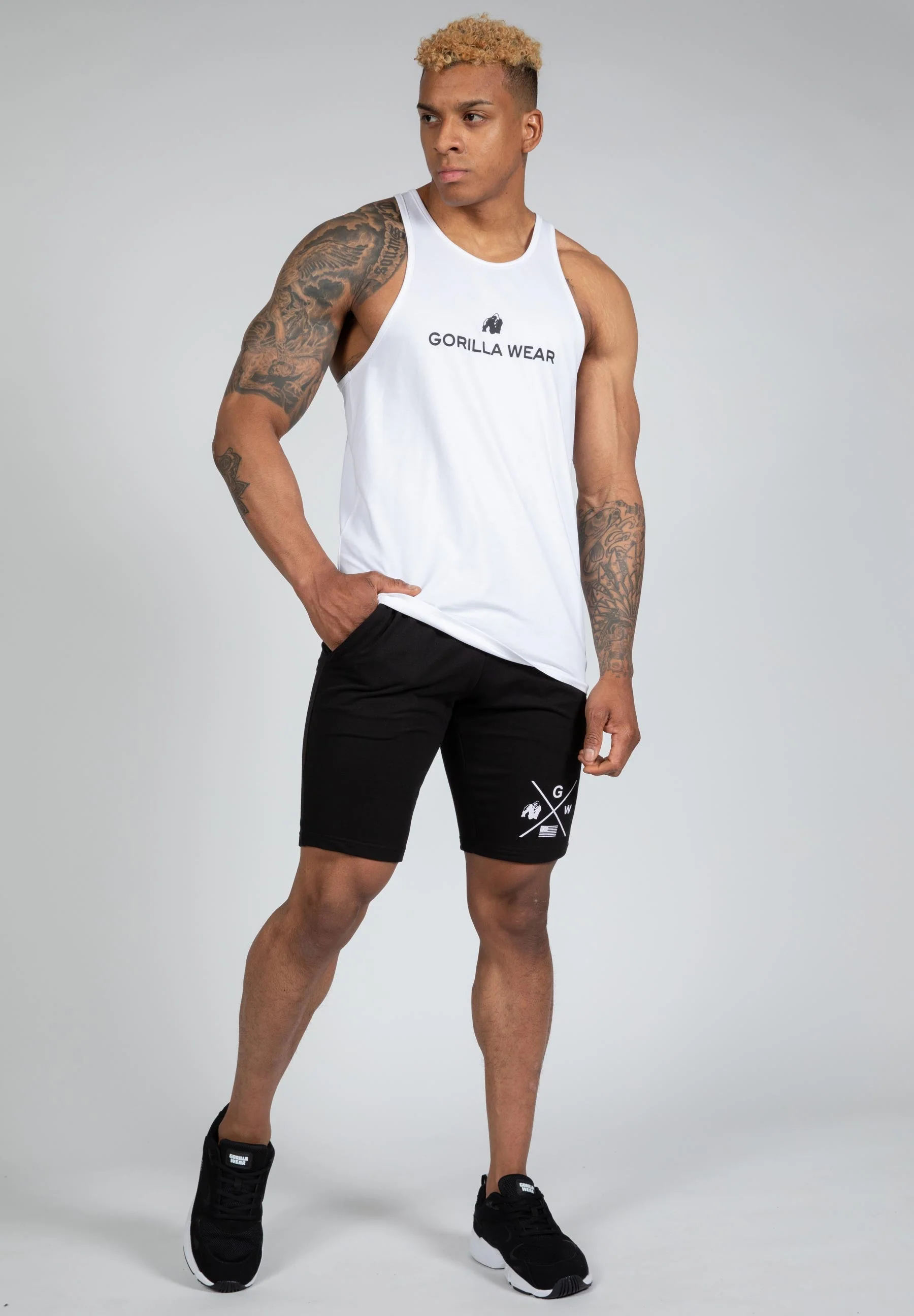 Gorilla Wear - Carter Stretch Tank Top - White - Image 7