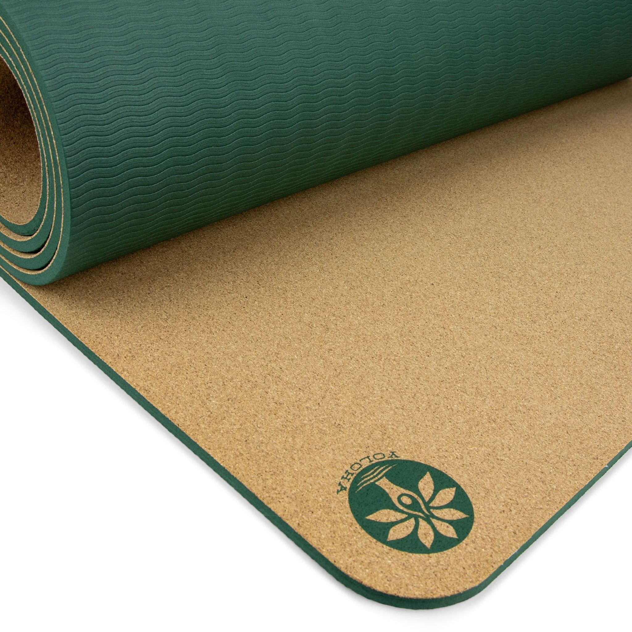 Yoloha Yoga - Chakras Aura Cork Yoga Mat - Image 3