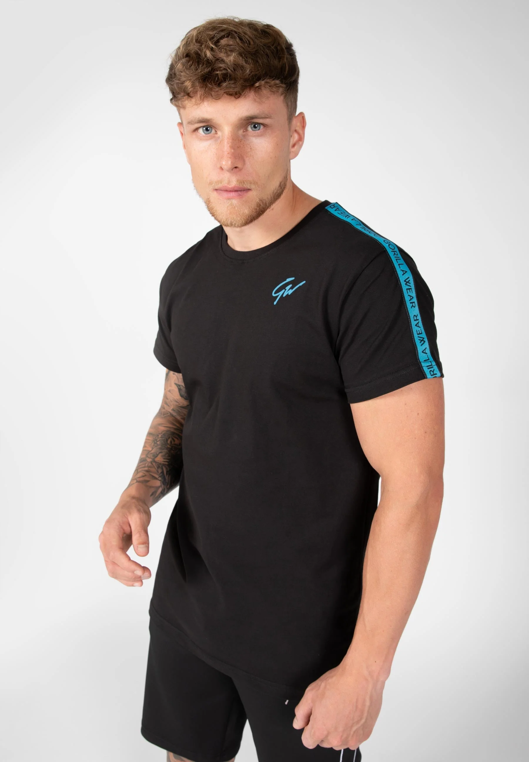 Gorilla Wear - Chester T-shirt - Black/Blue - Image 4