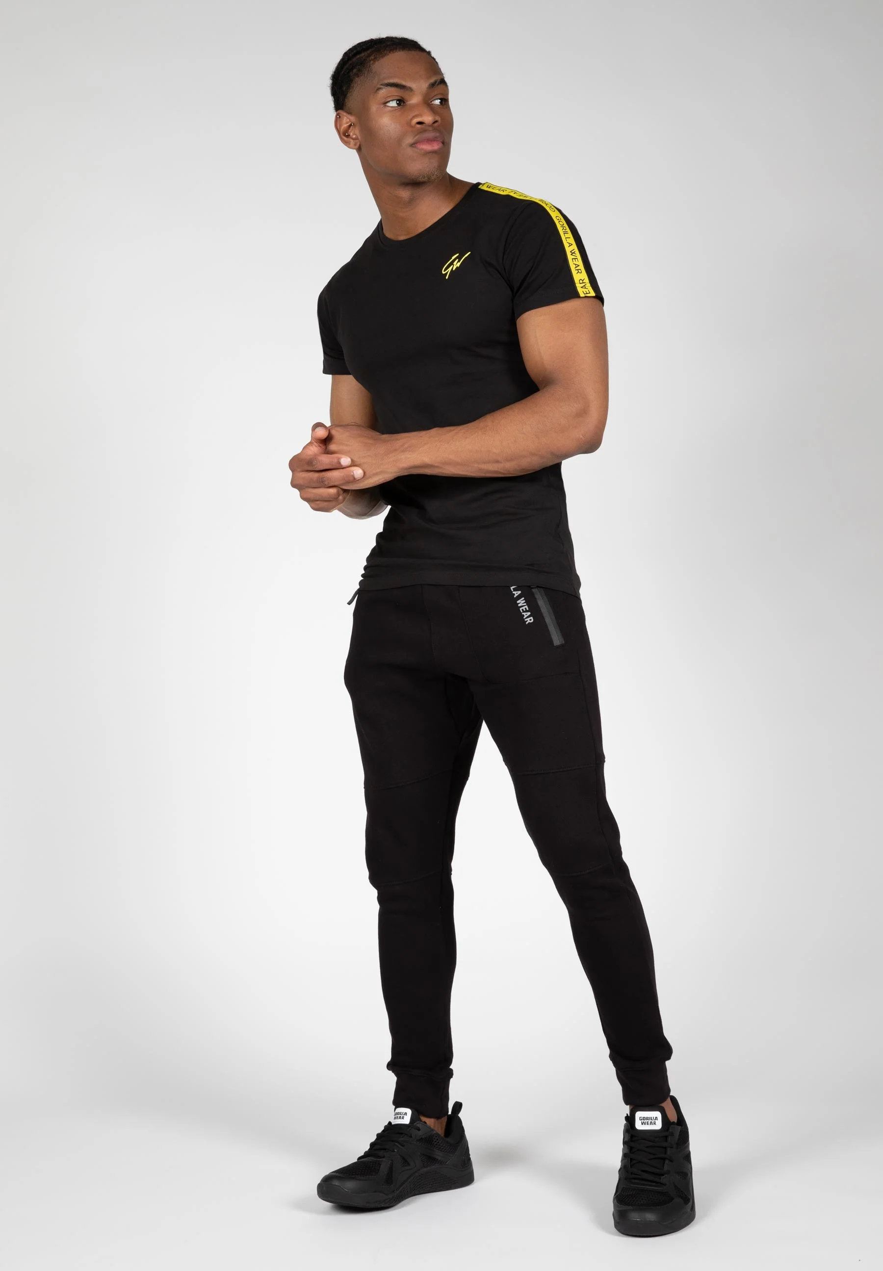 Gorilla Wear - Chester T-shirt - Black/Yellow - Image 3