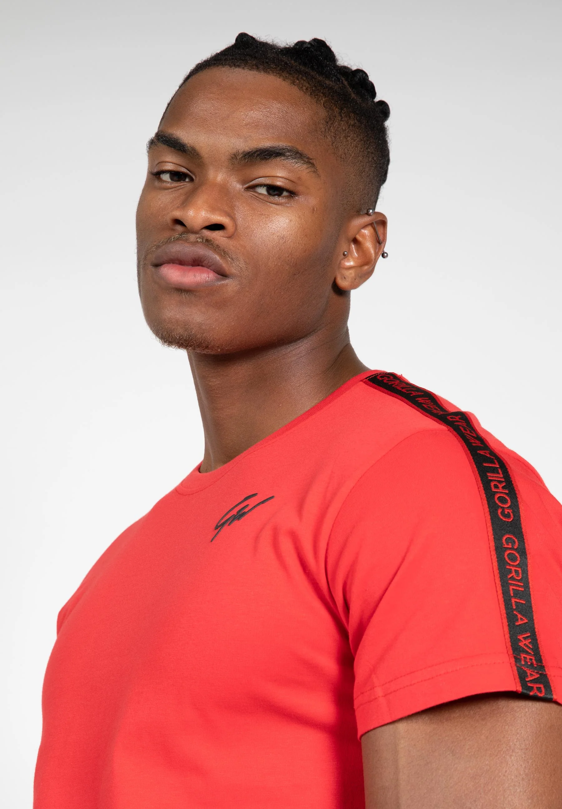 Gorilla Wear - Chester T-shirt - Red/Black - Image 5