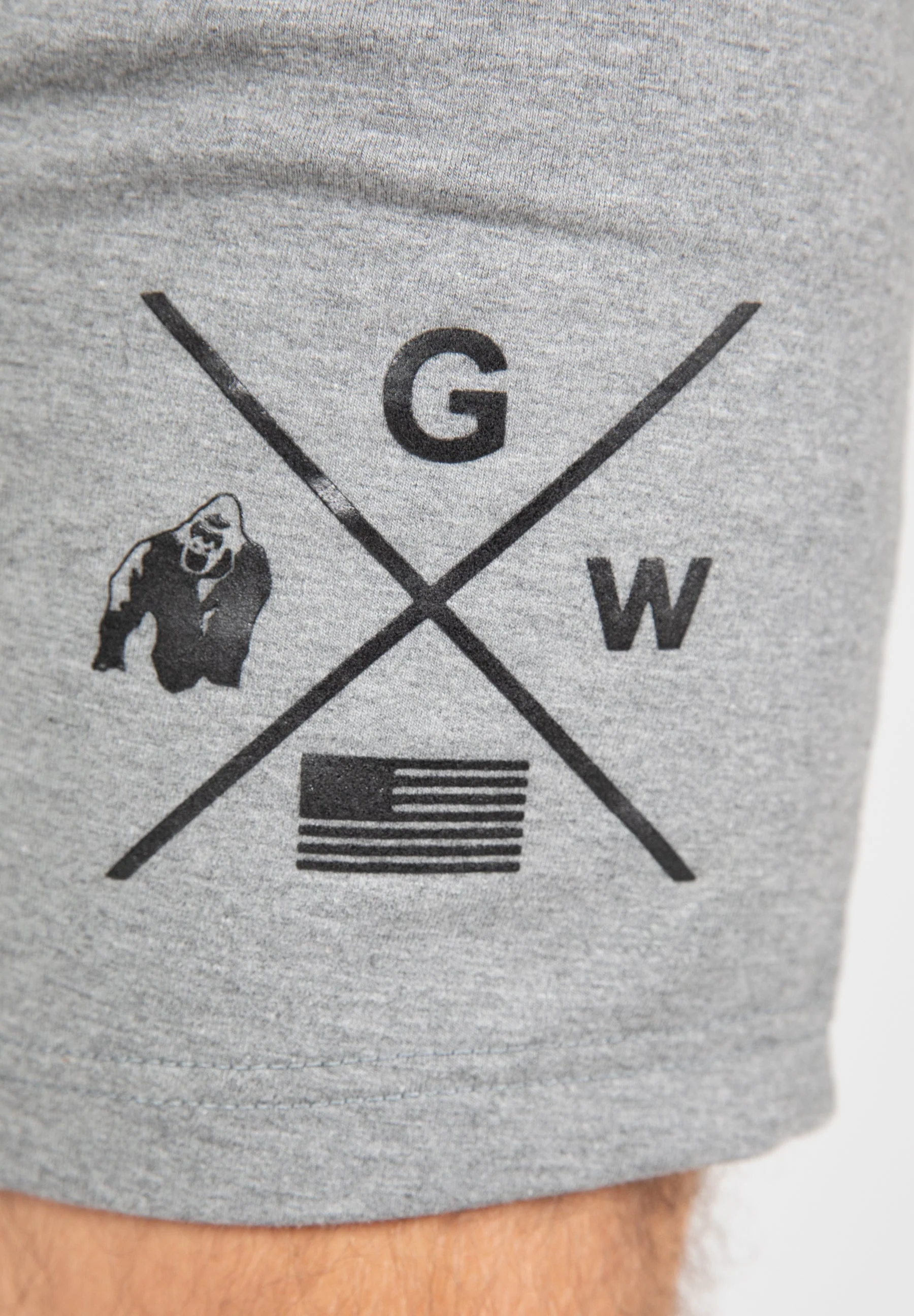 Gorilla Wear - Cisco Shorts - Gray/Black - Image 5