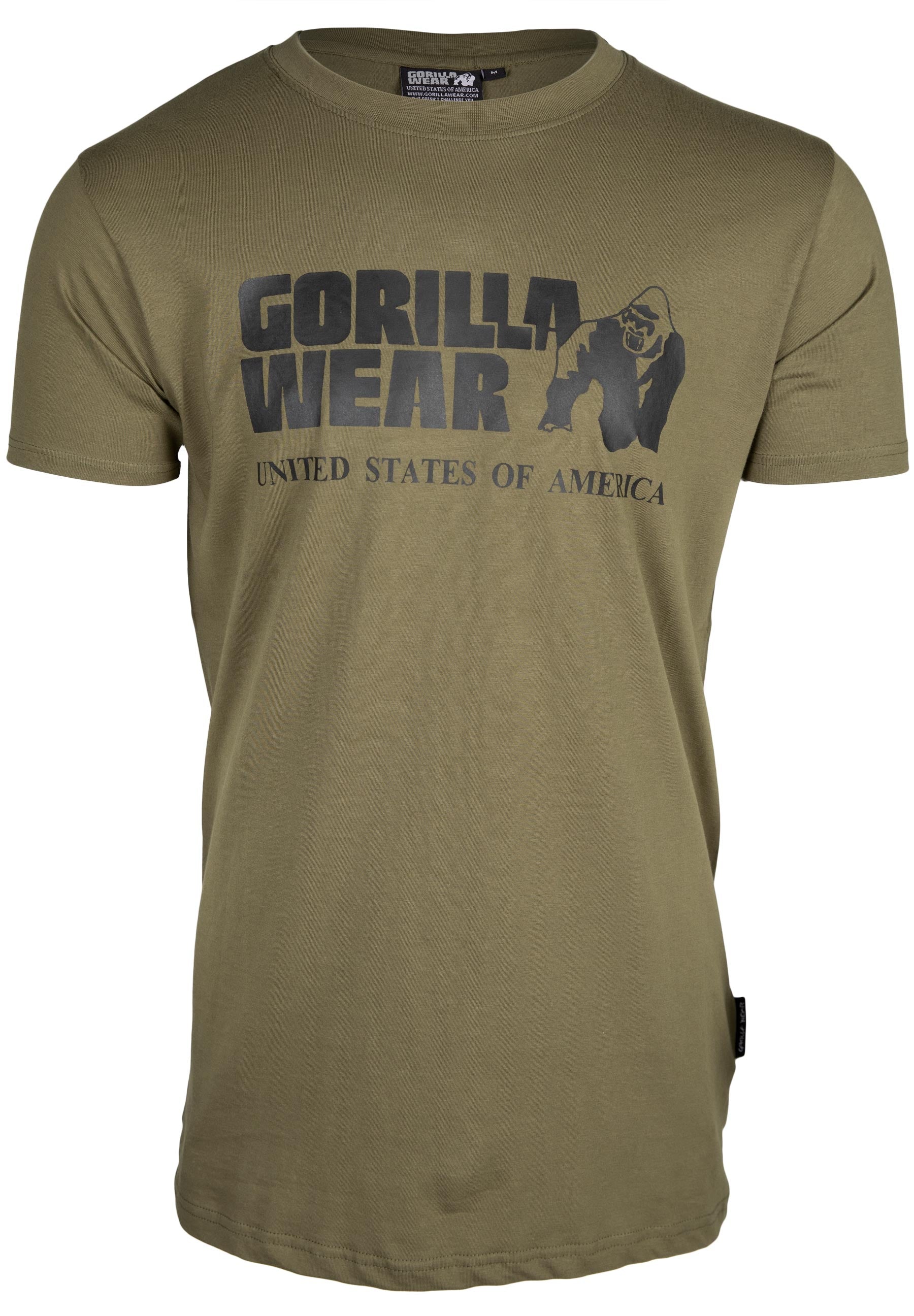 Gorilla Wear - Classic T-shirt - Army Green - Image 6