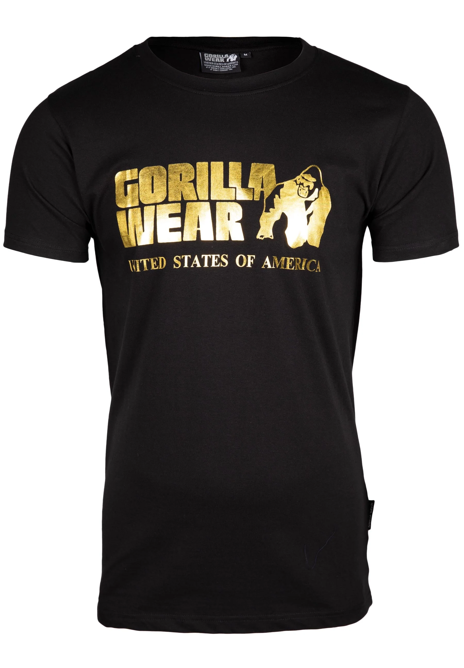 Gorilla Wear - Classic T-shirt - Black/Gold - Image 6