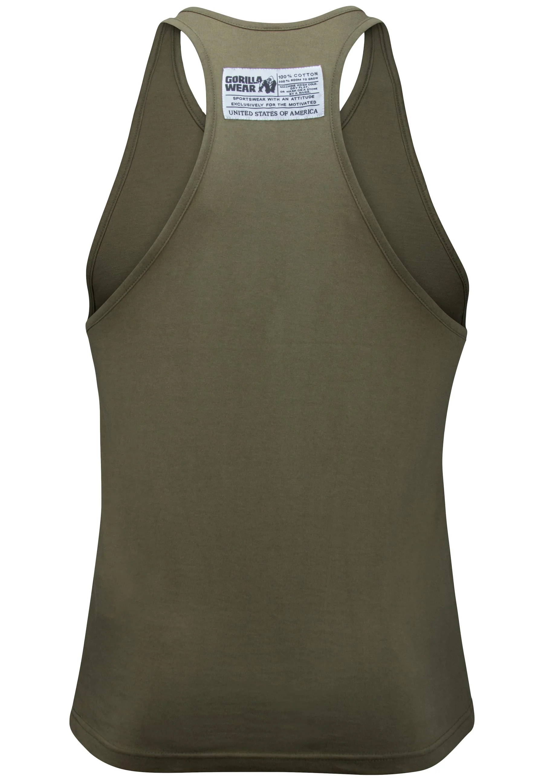 Gorilla Wear - Classic Tank Top - Army Green - Image 7