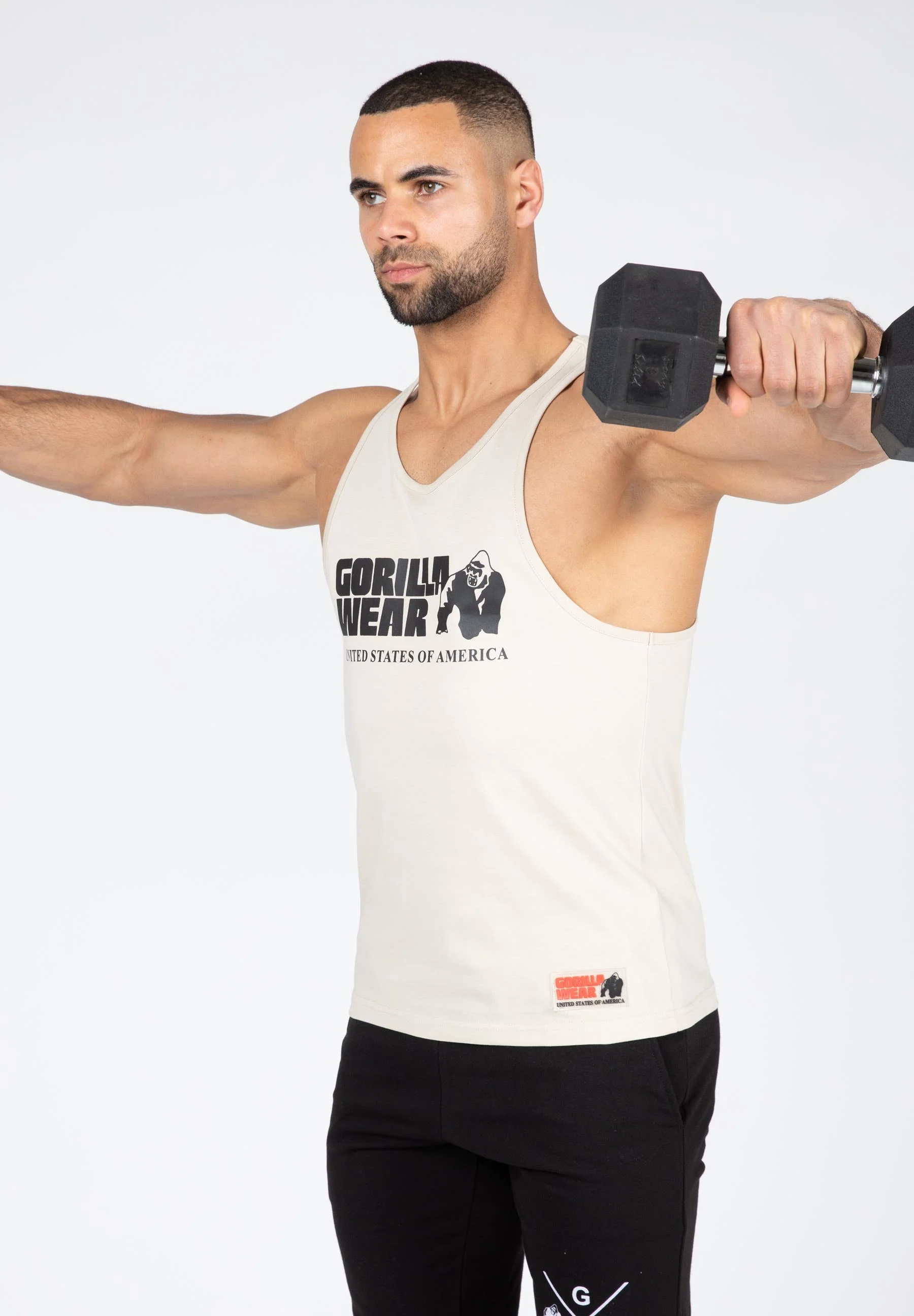 Gorilla Wear - Classic Tank Top - Beige - Image 4