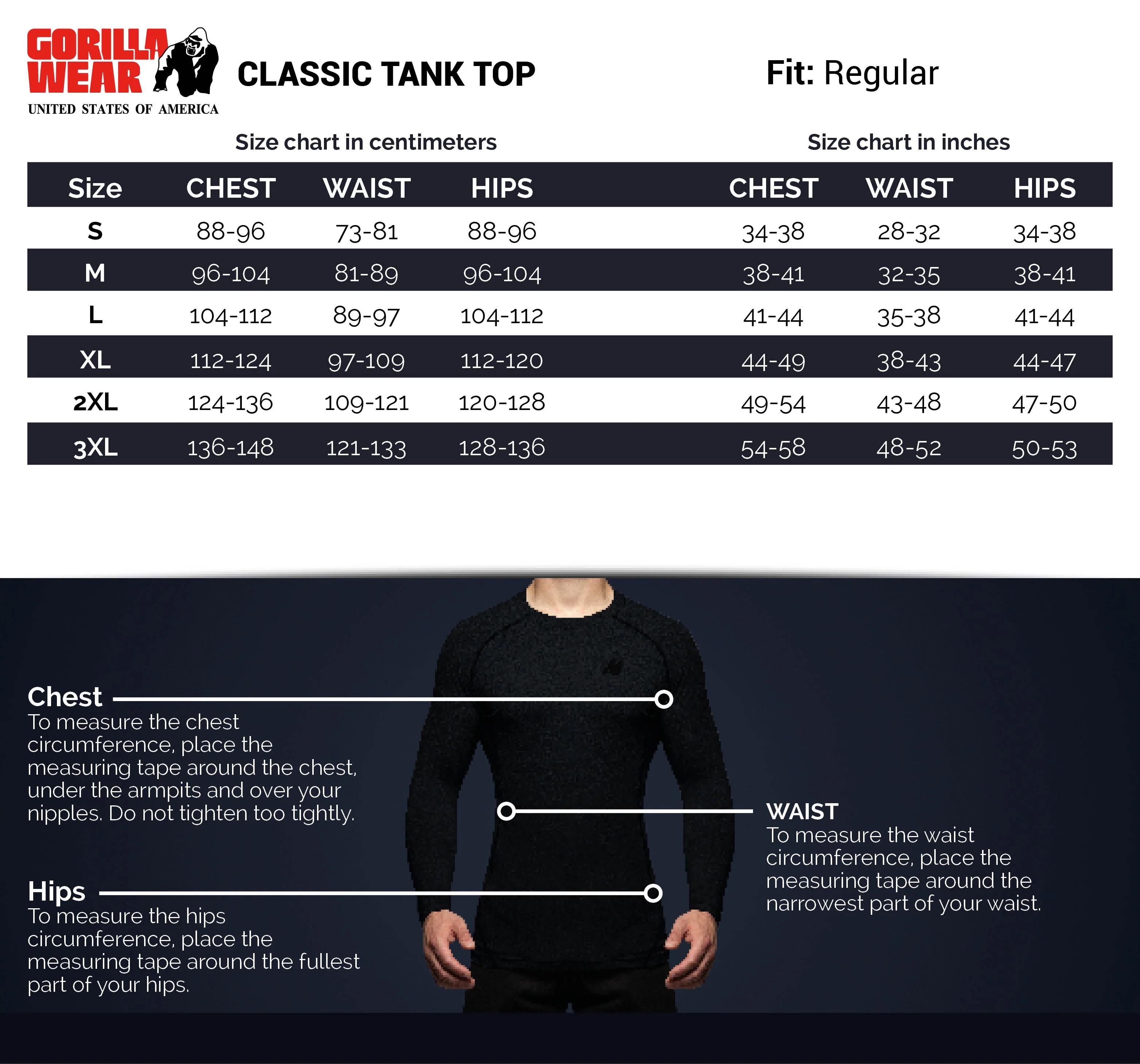 Gorilla Wear - Classic Tank Top - Gold - Image 8