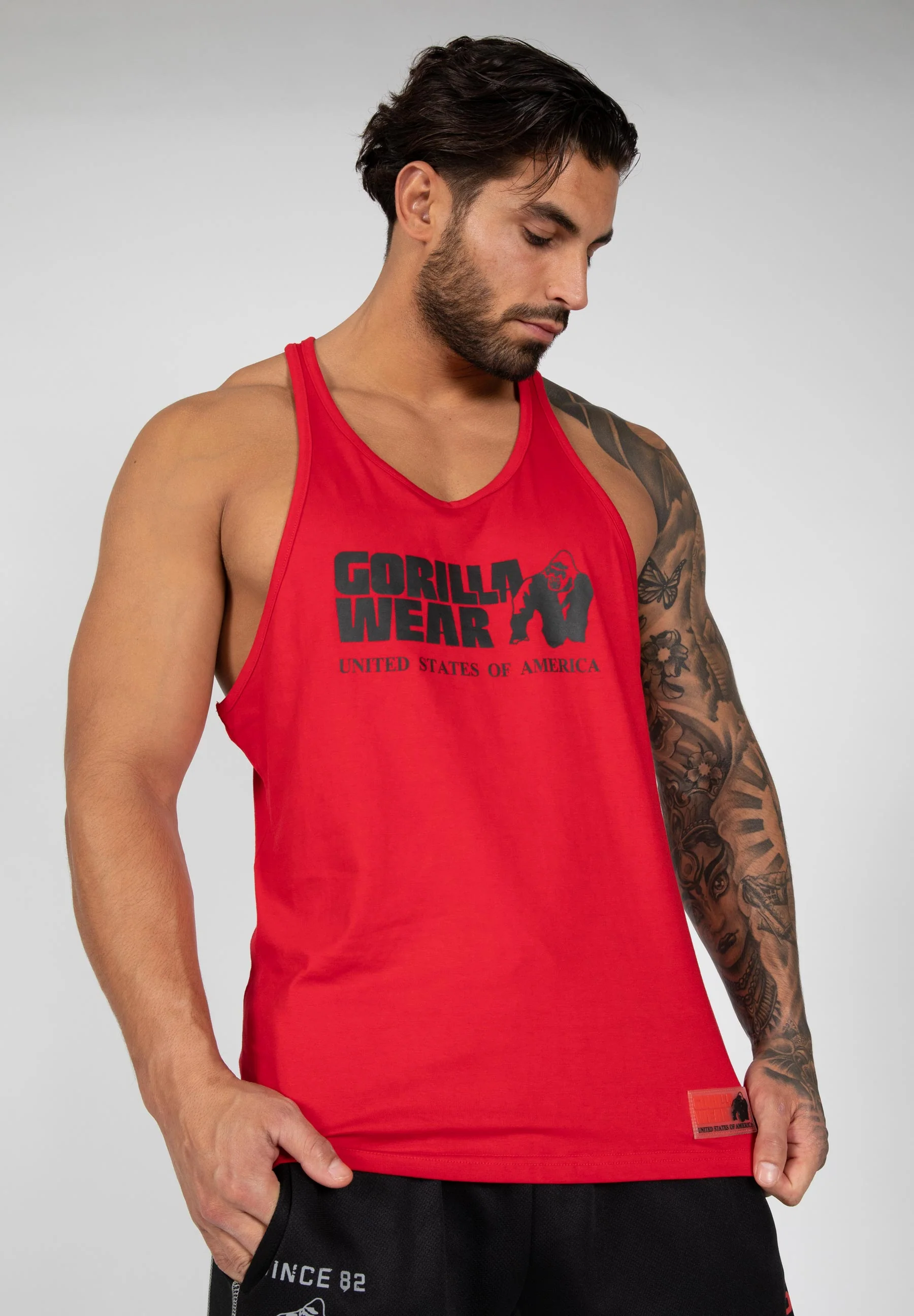 Gorilla Wear - Classic Tank Top - Red - Image 4