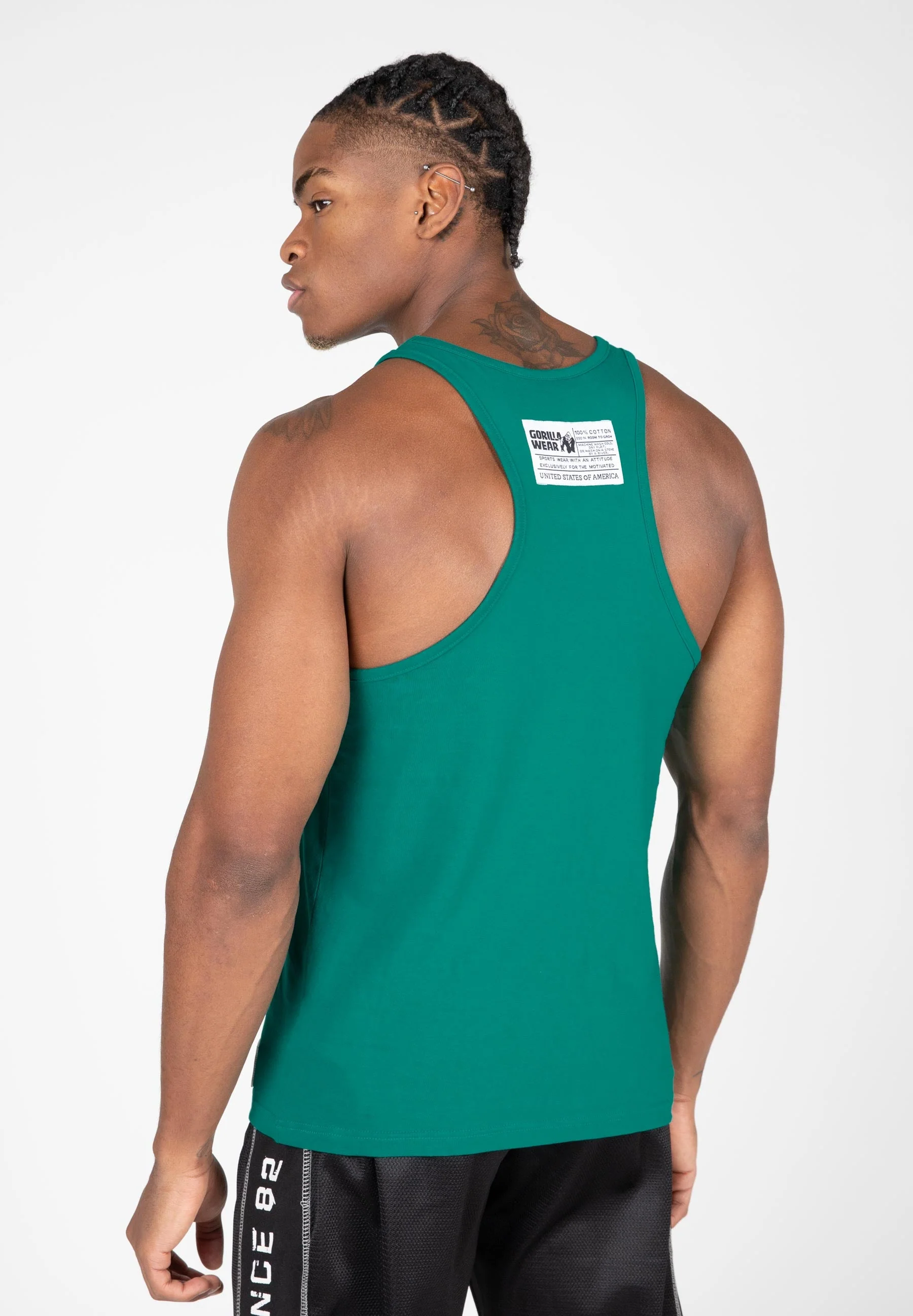 Gorilla Wear - Classic Tank Top - Teal Green - Image 2