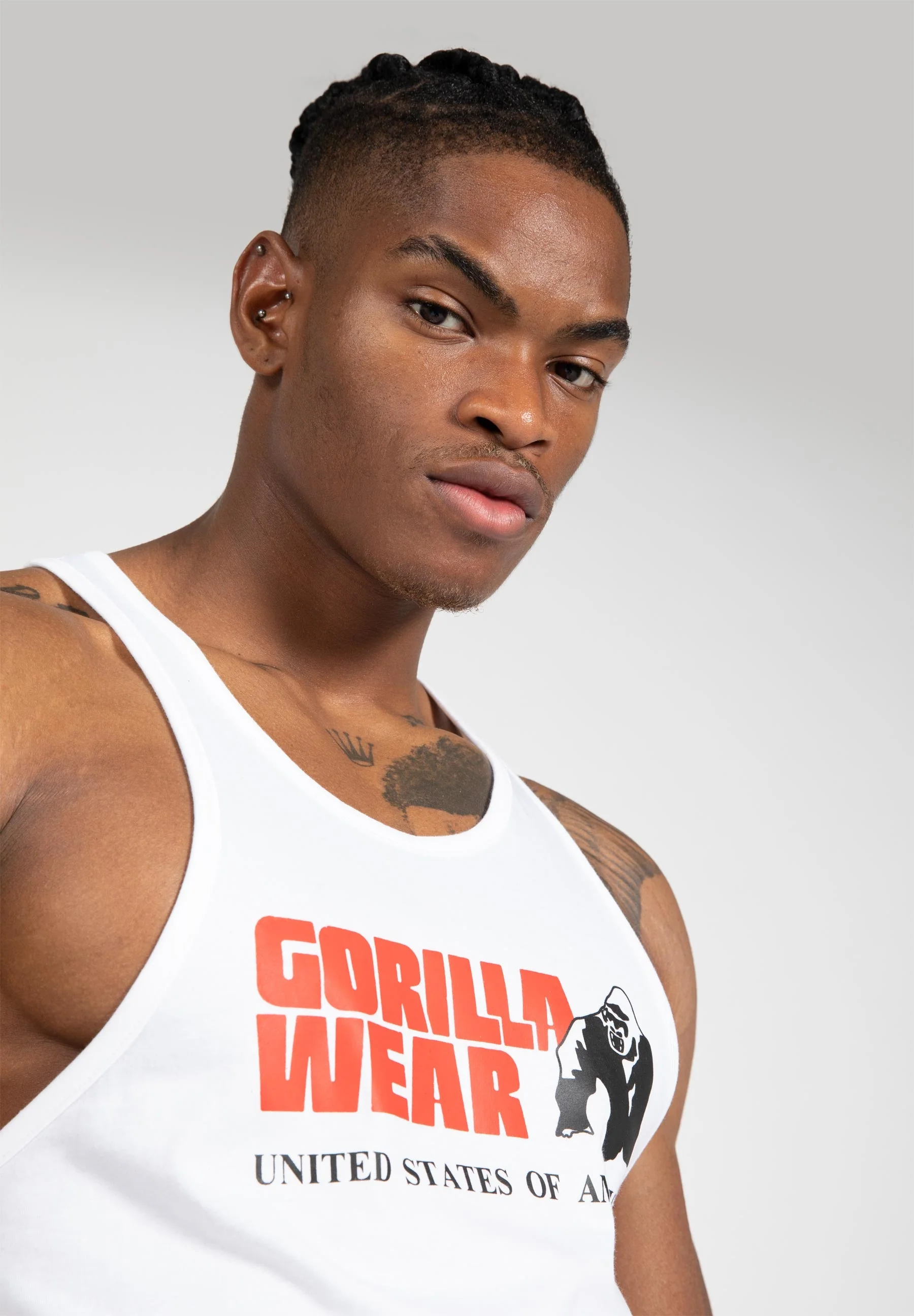 Gorilla Wear - Classic Tank Top - White - Image 5