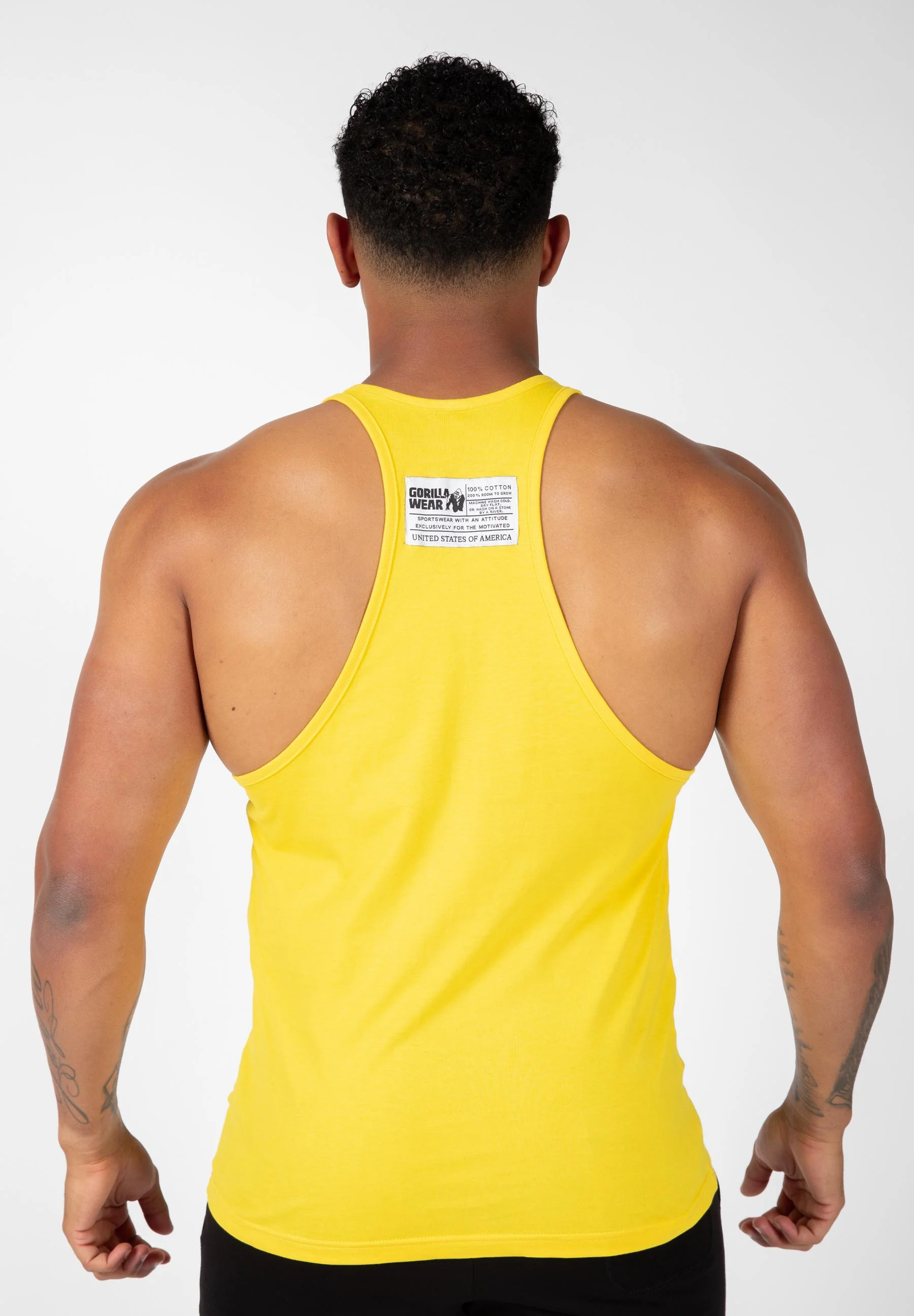 Gorilla Wear - Classic Tank Top - Yellow - Image 2