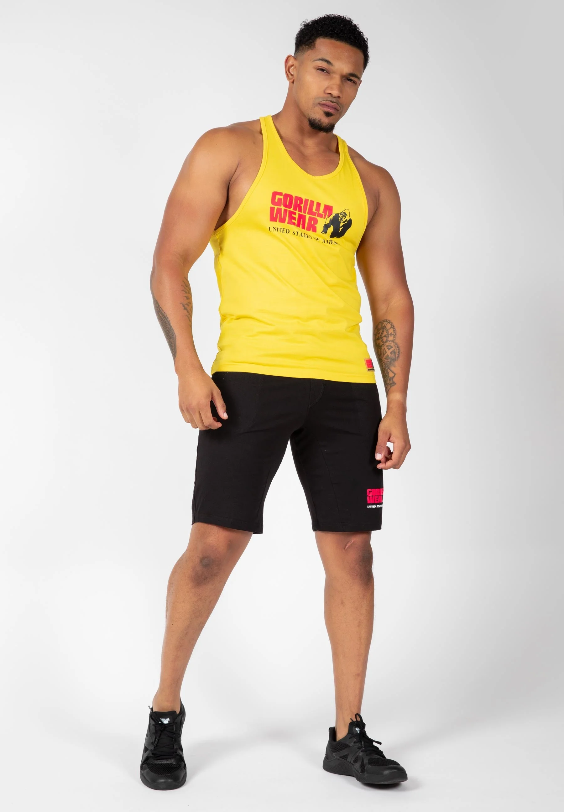 Gorilla Wear - Classic Tank Top - Yellow - Image 3