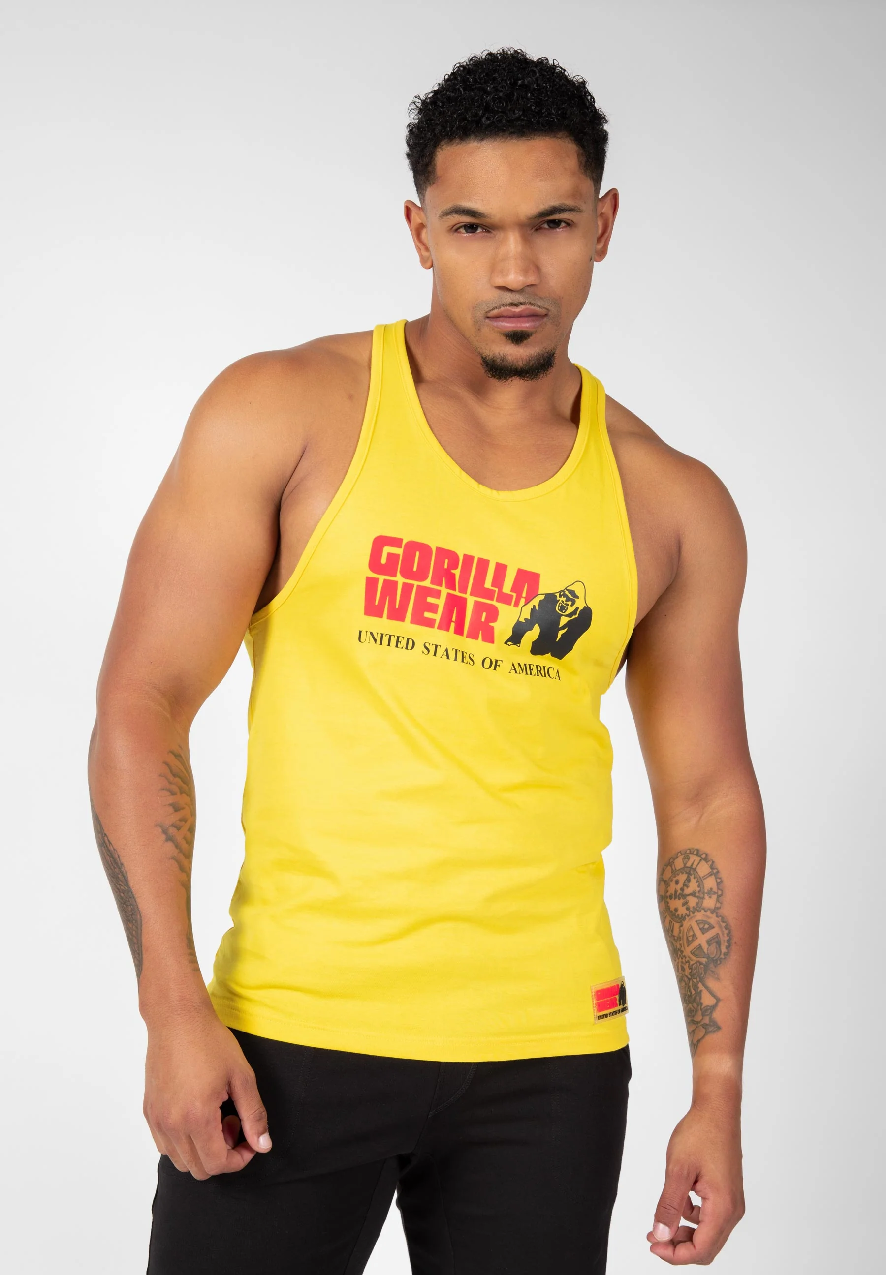 Gorilla Wear - Classic Tank Top - Yellow - Image 4