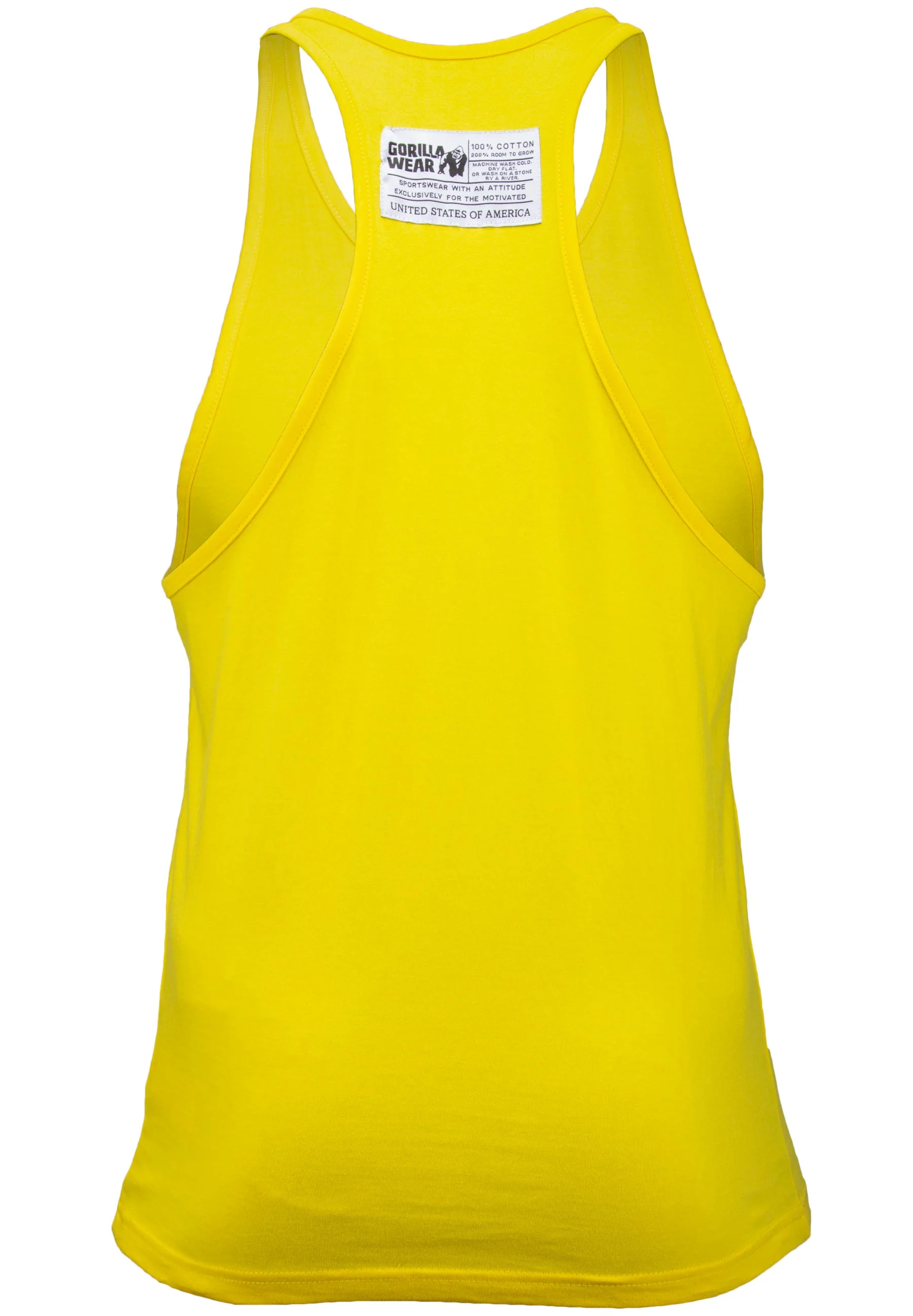 Gorilla Wear - Classic Tank Top - Yellow - Image 7