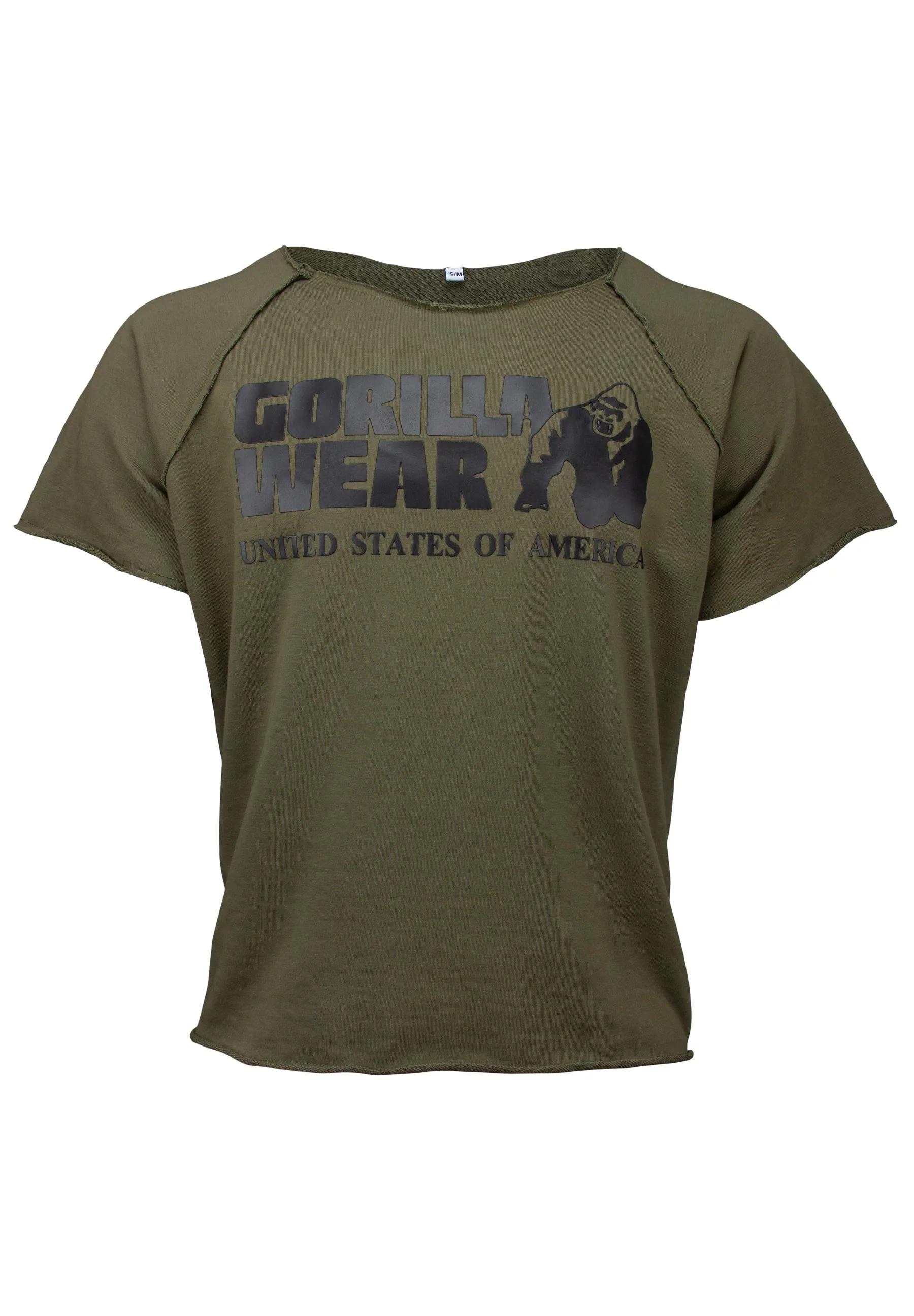 Gorilla Wear - Classic Workout Top - Army Green - Image 6