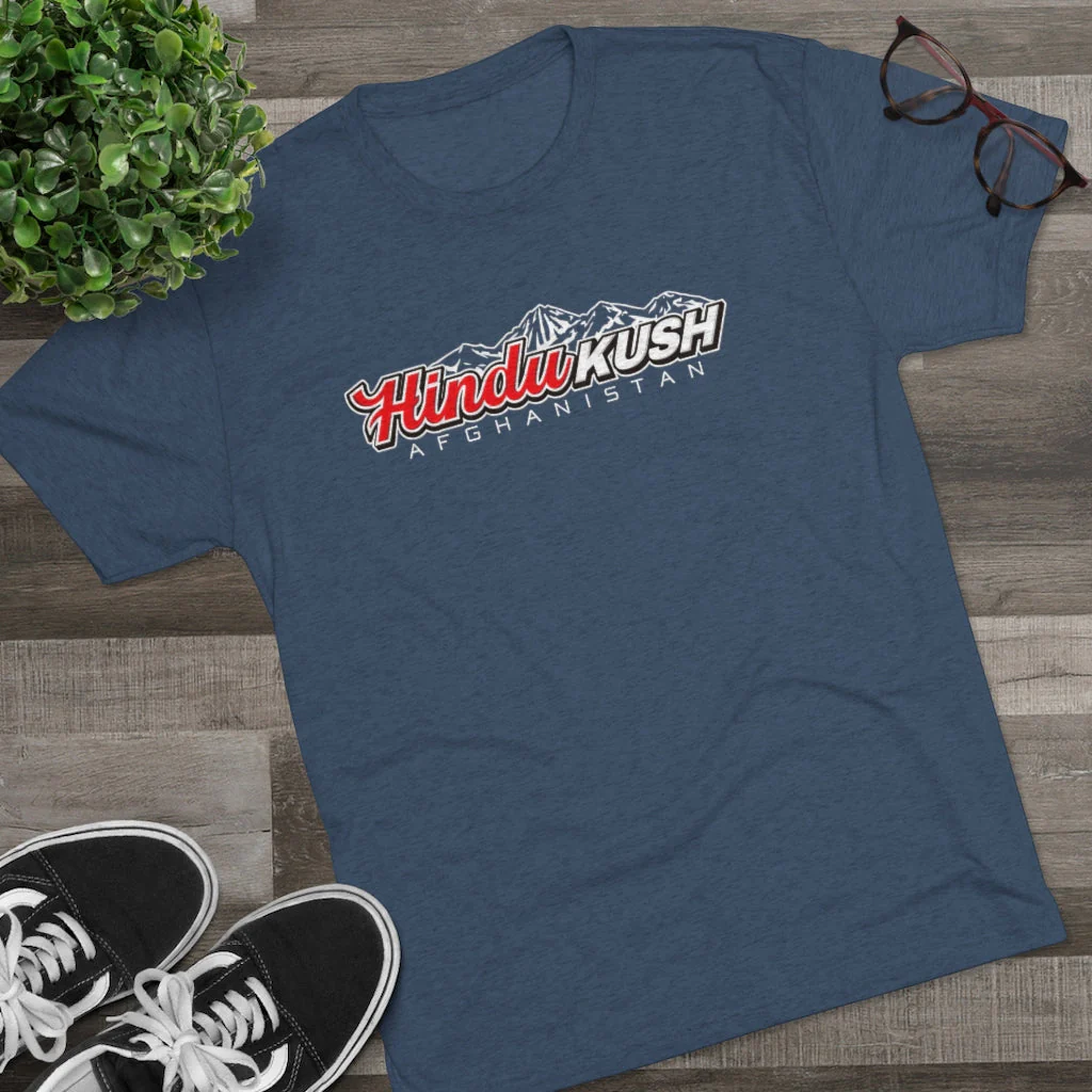 Ataclete - Cobalt Hindu Kush Men's Tri-Blend Tee - Image 2