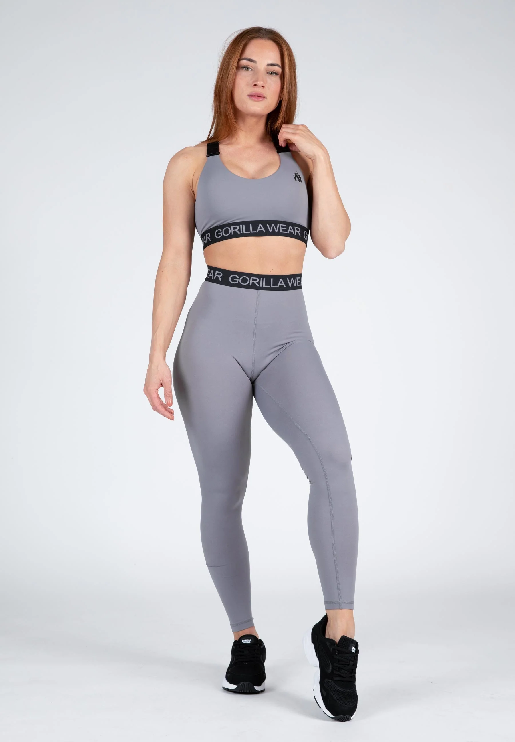 Gorilla Wear - Colby Sports Bra - Gray - Image 3