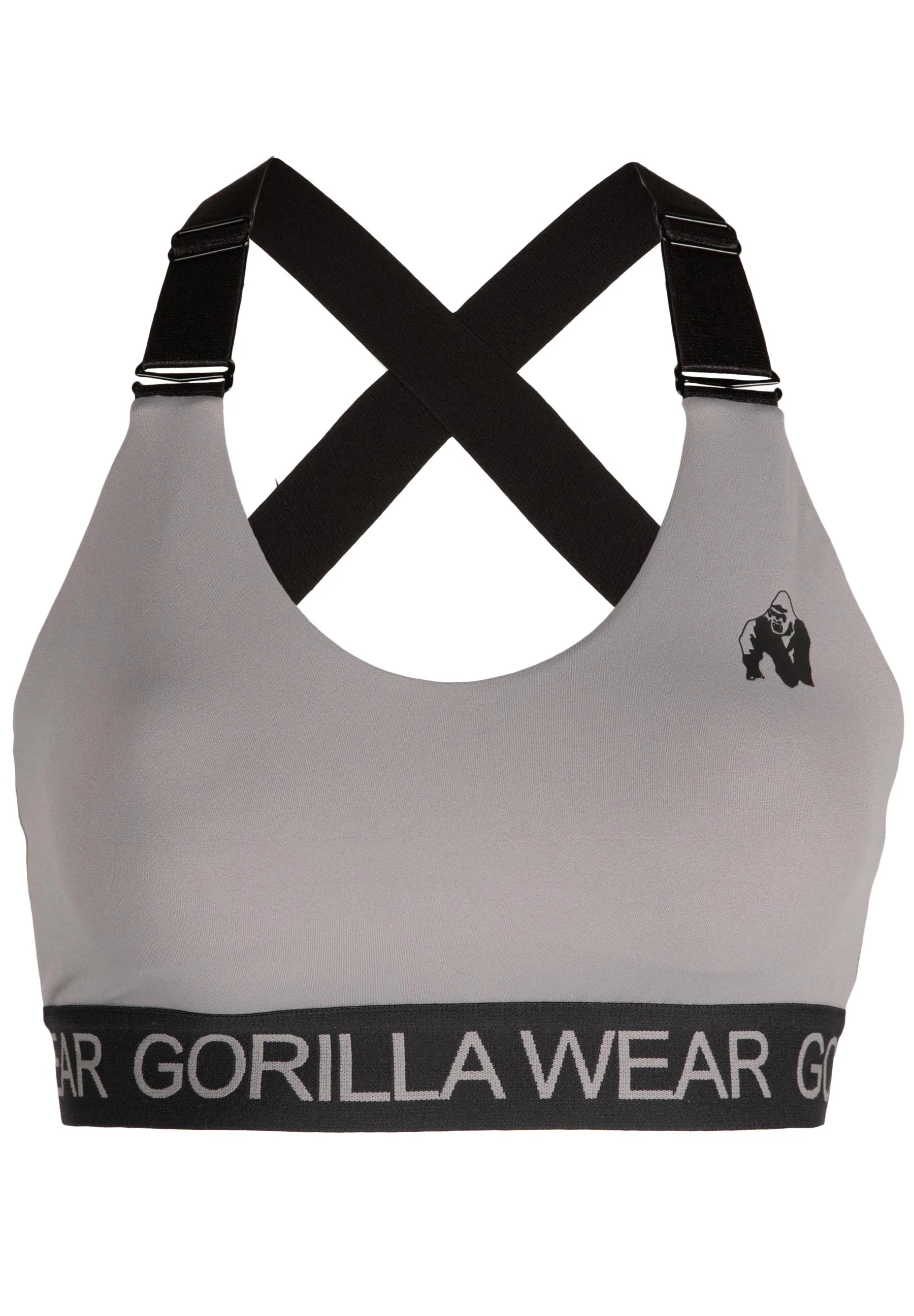 Gorilla Wear - Colby Sports Bra - Gray - Image 6