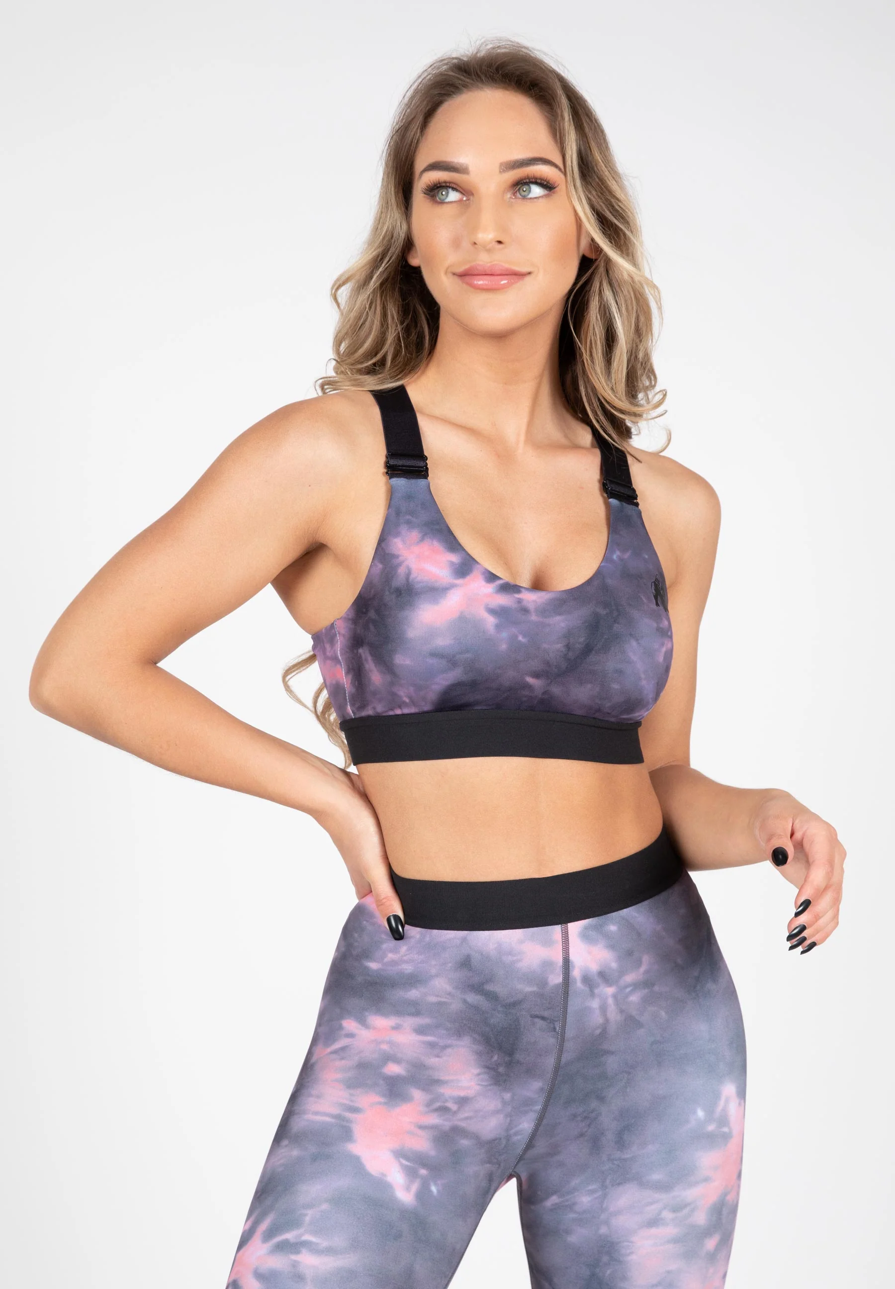 Gorilla Wear - Colby Sports Bra - Gray/Pink