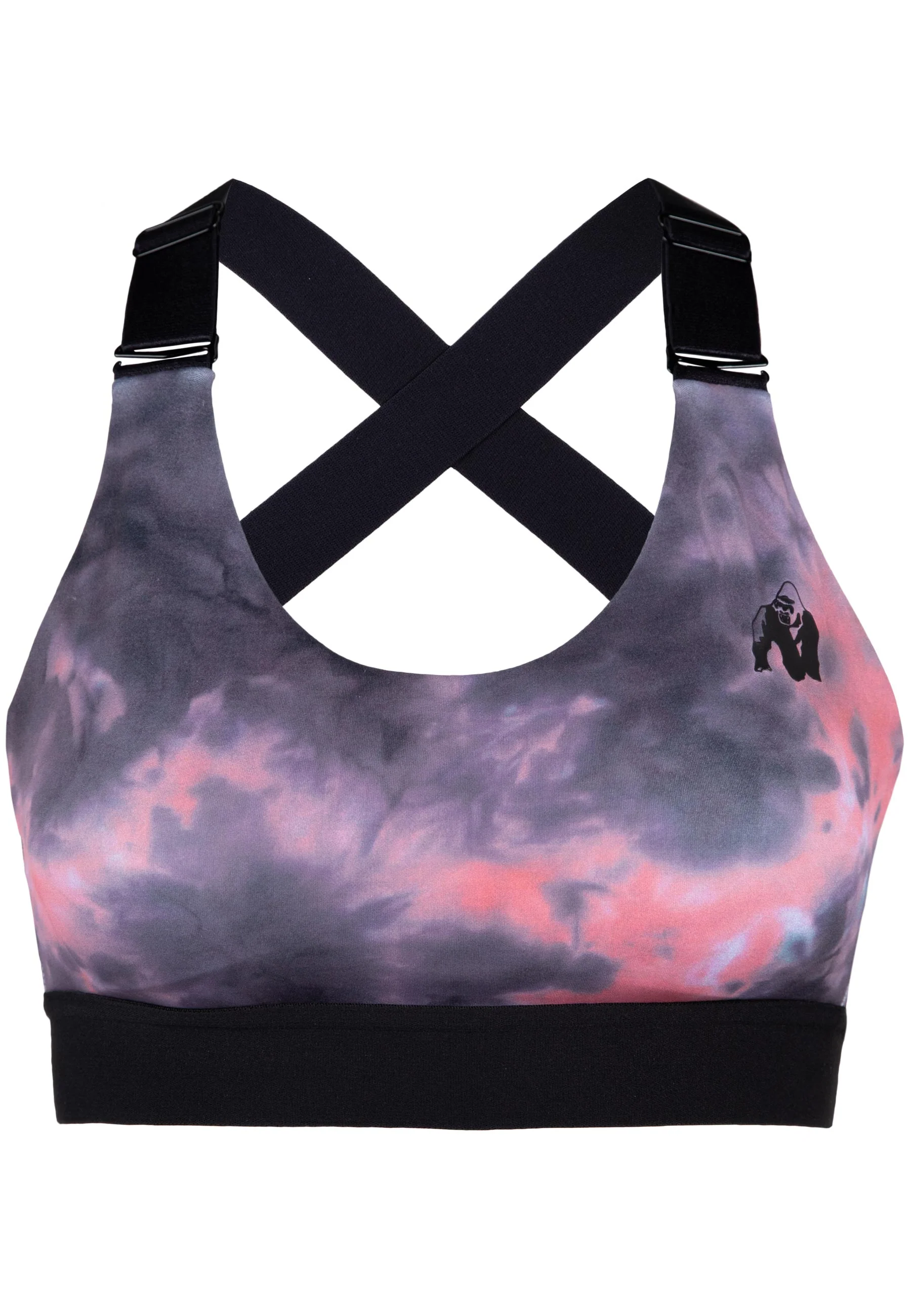 Gorilla Wear - Colby Sports Bra - Gray/Pink - Image 6