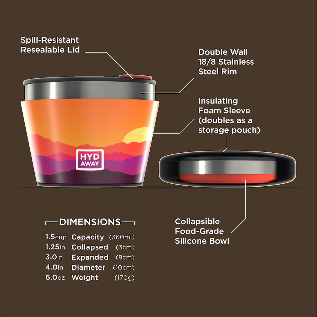 Hydaway - Collapsible Insulated Bowl | 1.5-Cup - Image 7