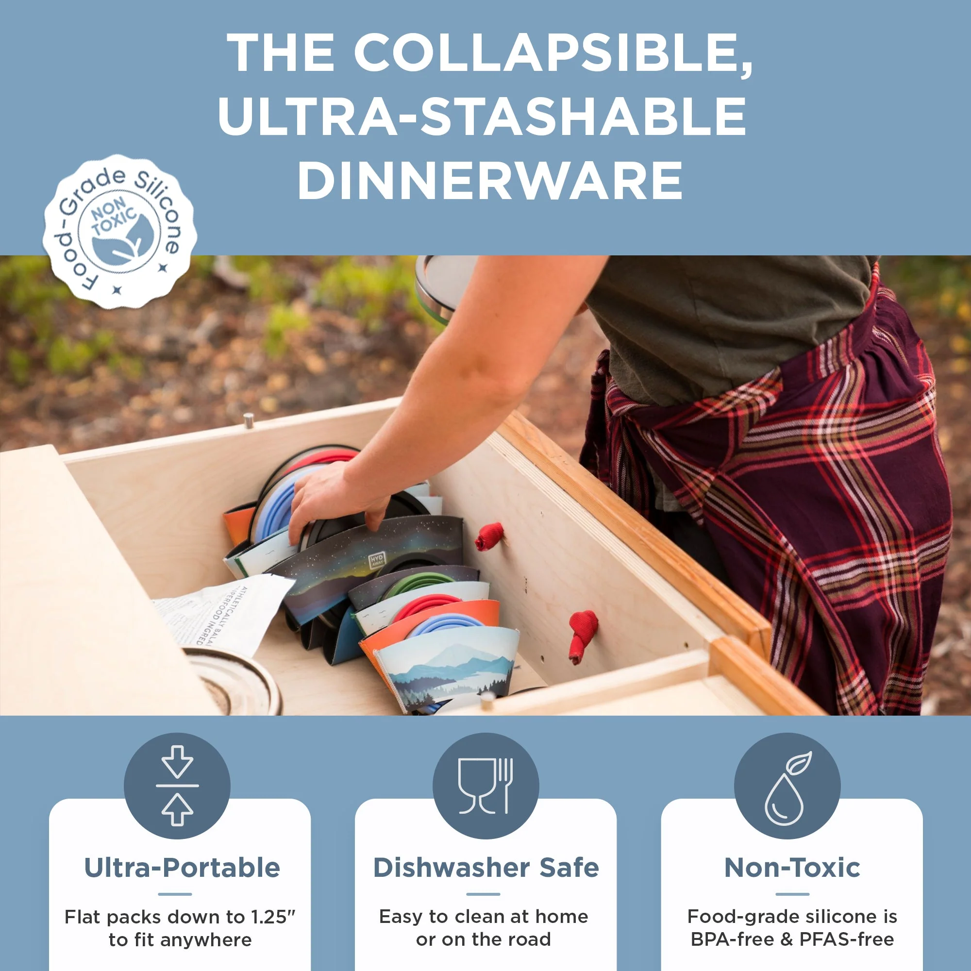 Hydaway - Collapsible Insulated Bowl | 1-Quart - Image 19