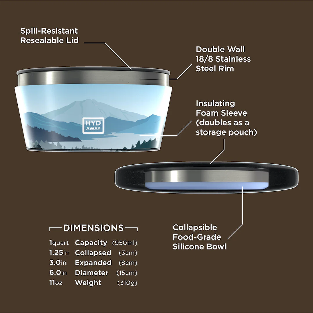 Hydaway - Collapsible Insulated Bowl | 1-Quart - Image 23