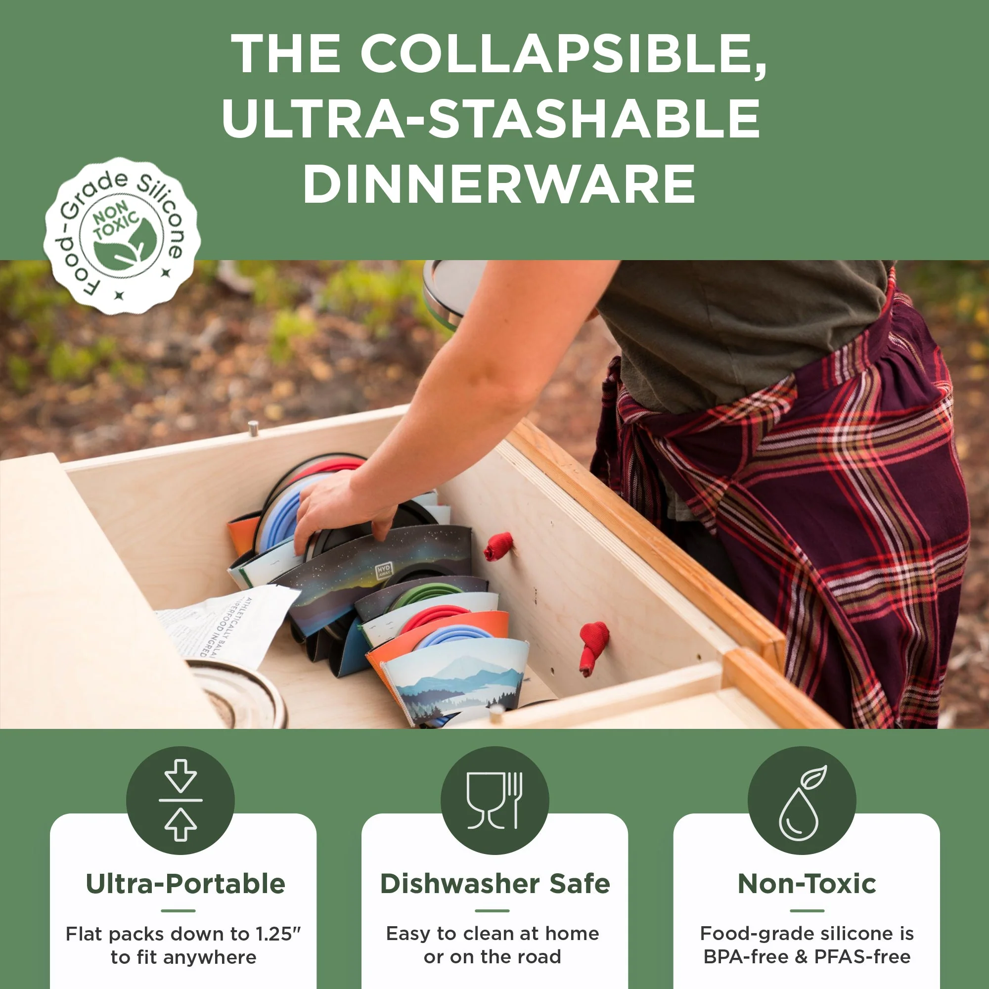 Hydaway - Collapsible Insulated Bowl | 1-Quart - Image 3