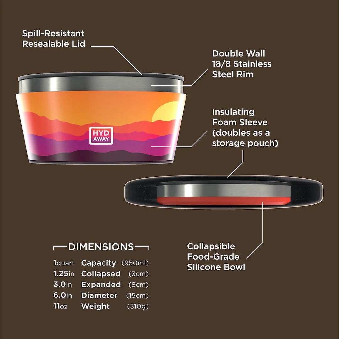 Hydaway - Collapsible Insulated Bowl | 1-Quart - Image 31