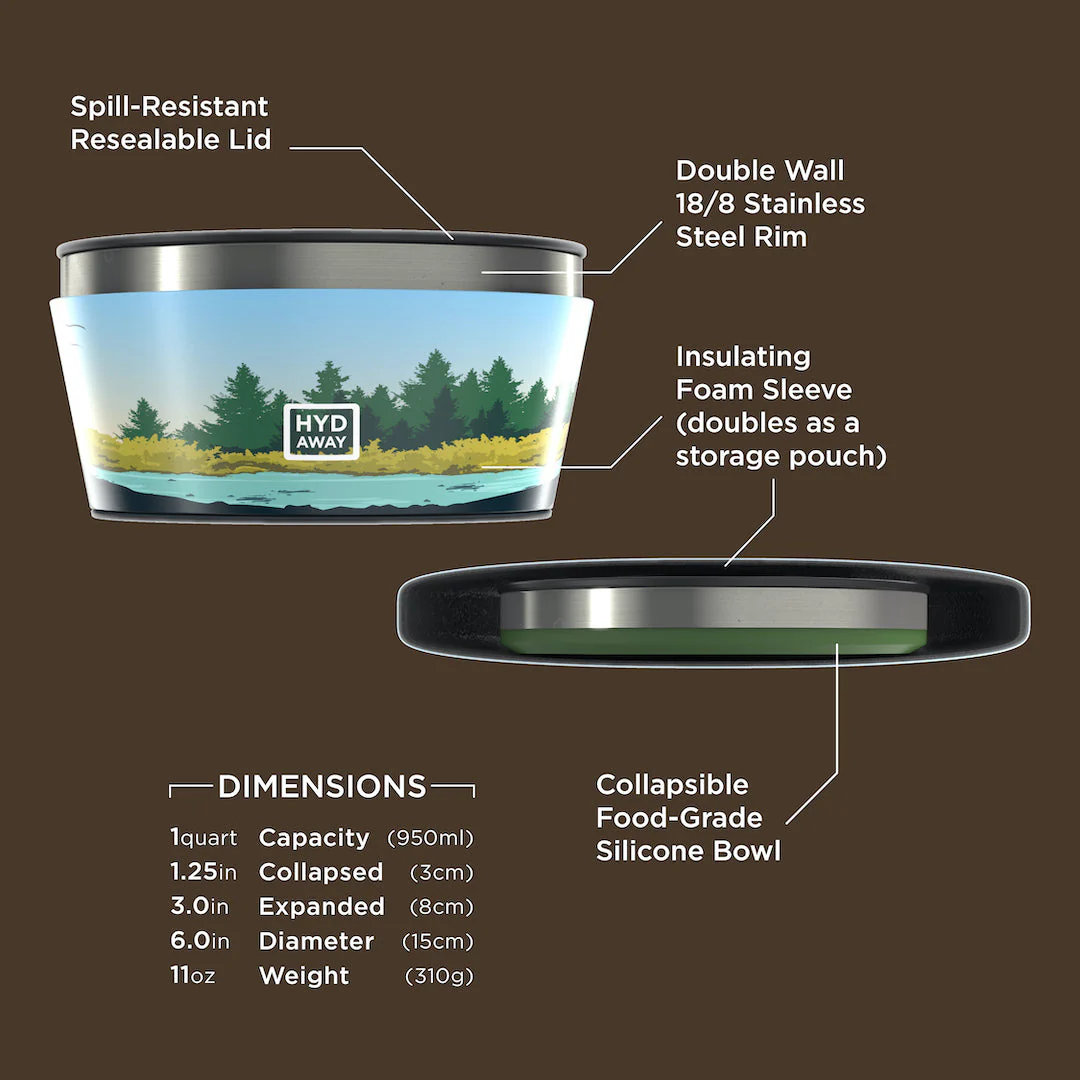 Hydaway - Collapsible Insulated Bowl | 1-Quart - Image 7
