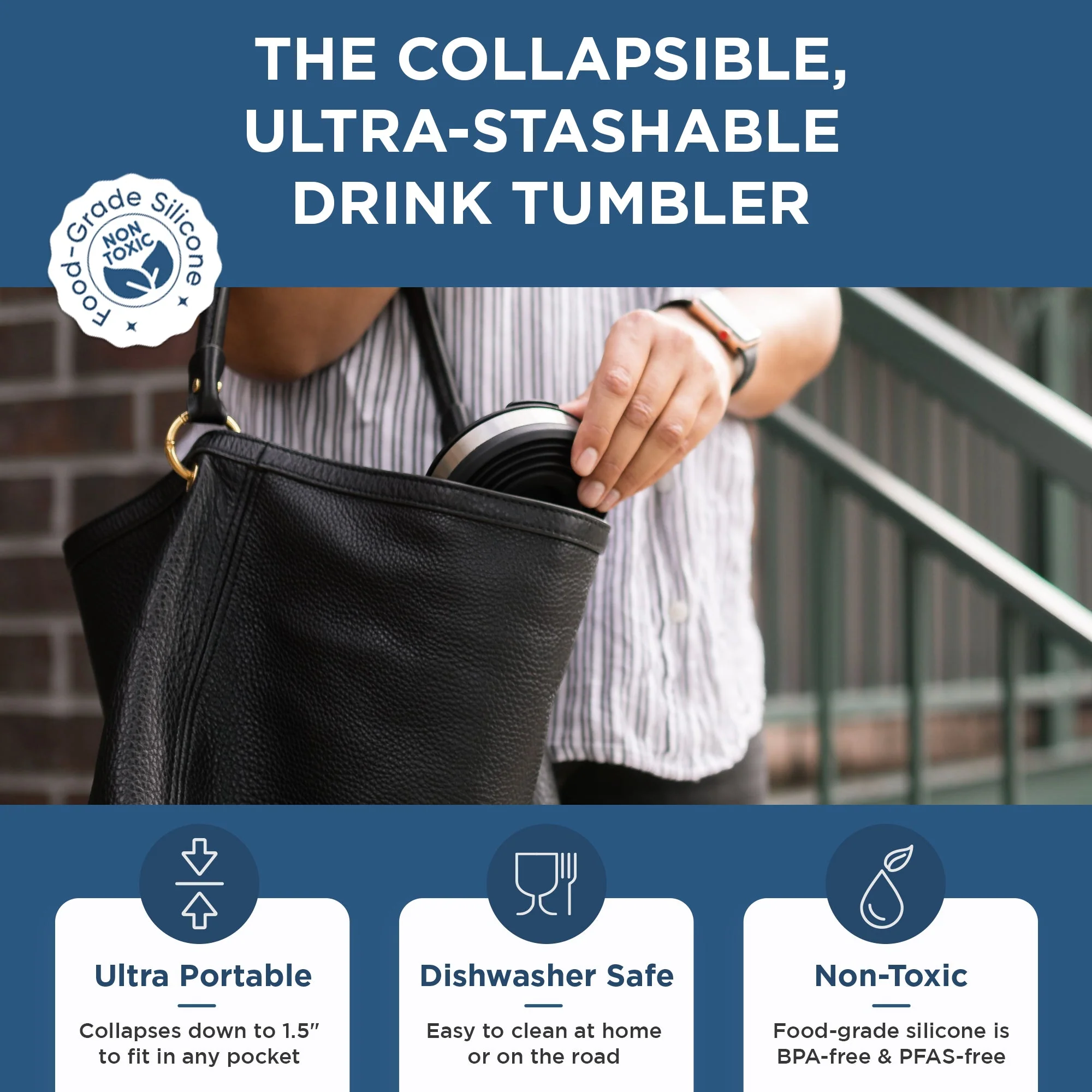 Hydaway - Collapsible Insulated Drink Tumbler - Image 21